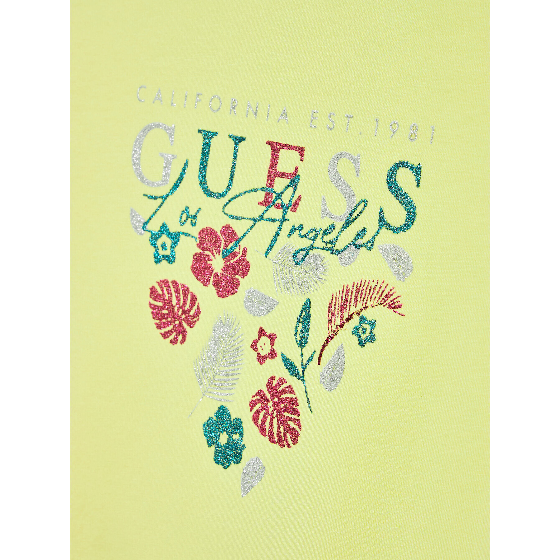 Guess T-Shirt J2GI20 K6YW1 Zelená Regular Fit - Pepit.cz