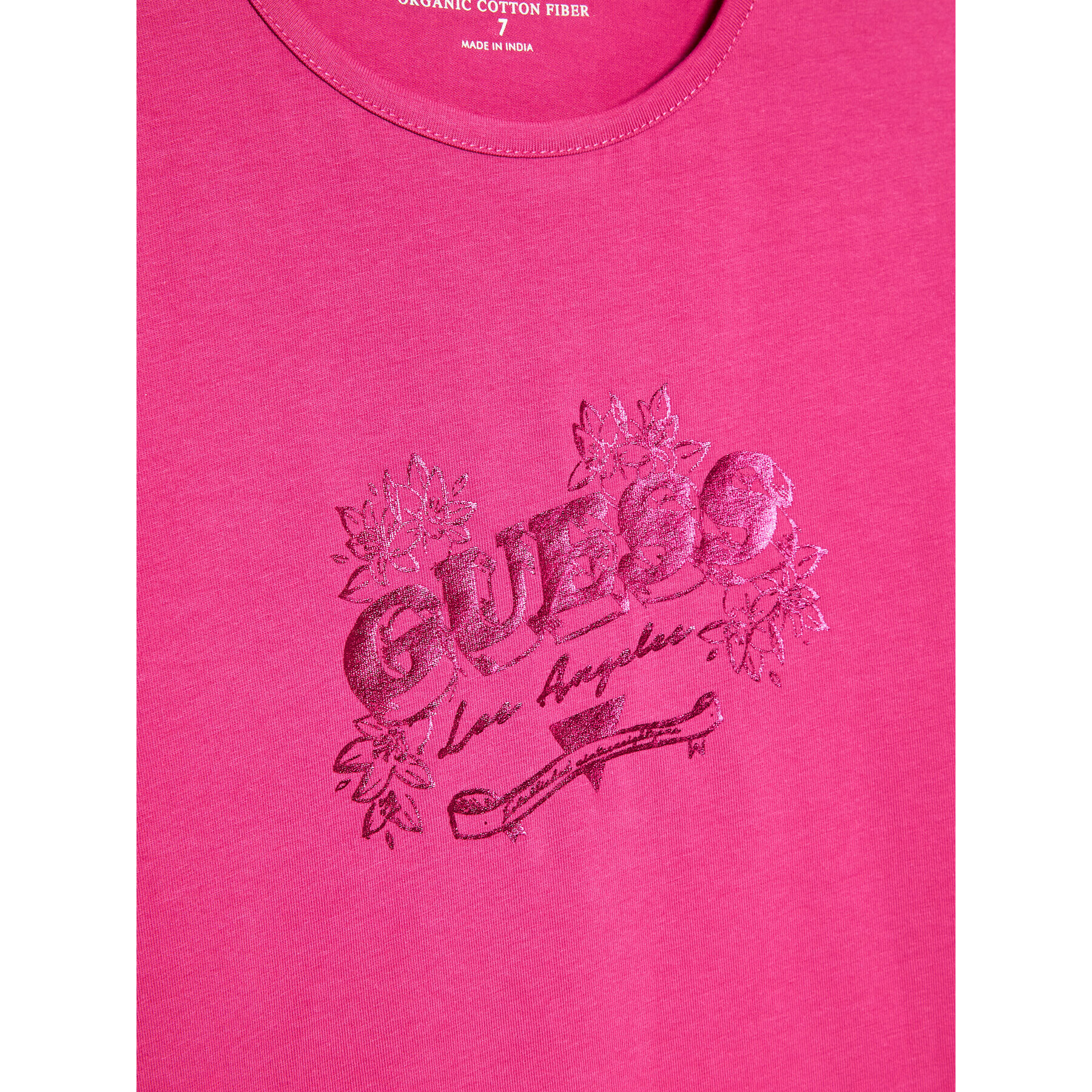 Guess T-Shirt J2GI21 K6YW1 Růžová Regular Fit - Pepit.cz