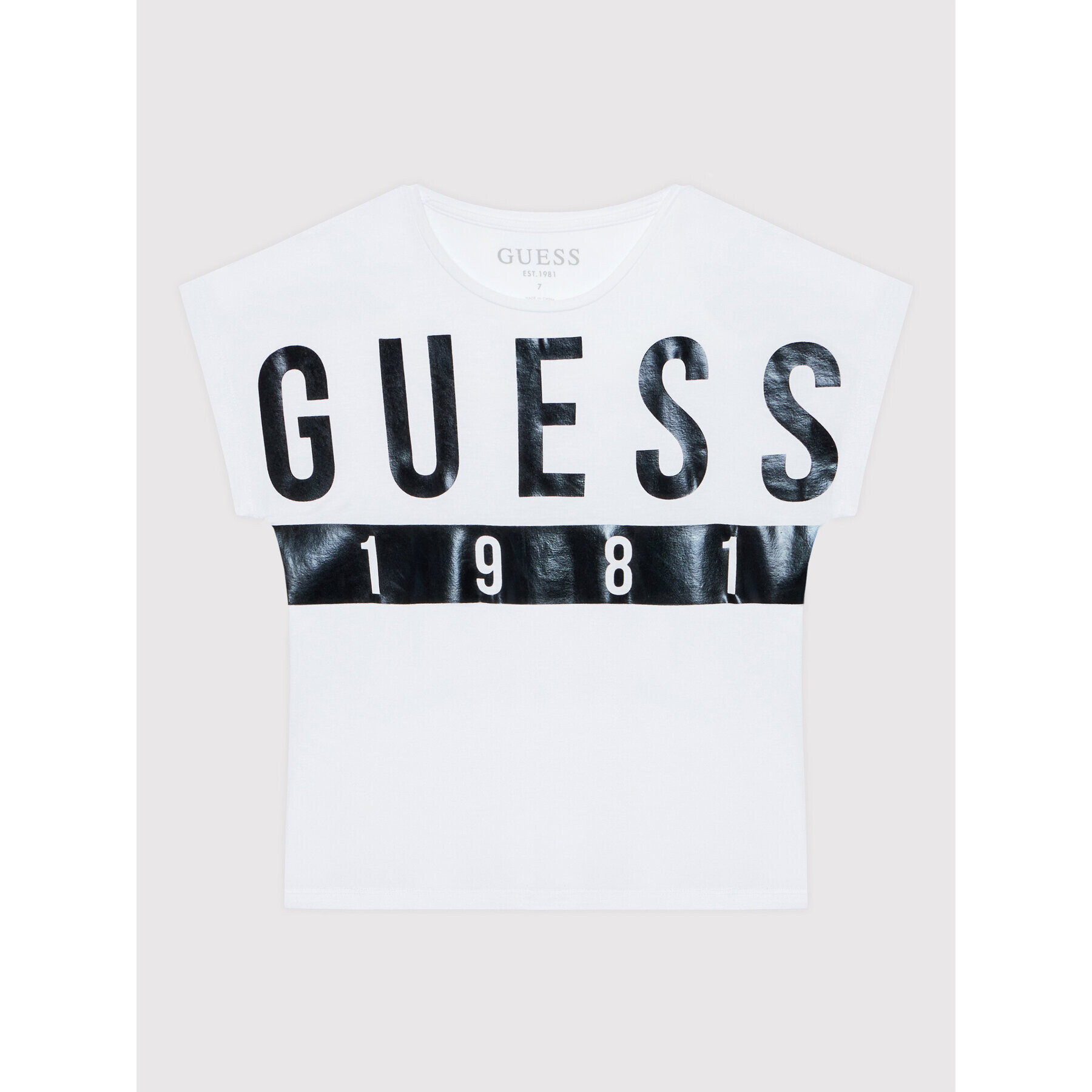 Guess T-Shirt J2RI08 KAPO0 Bílá Regular Fit - Pepit.cz