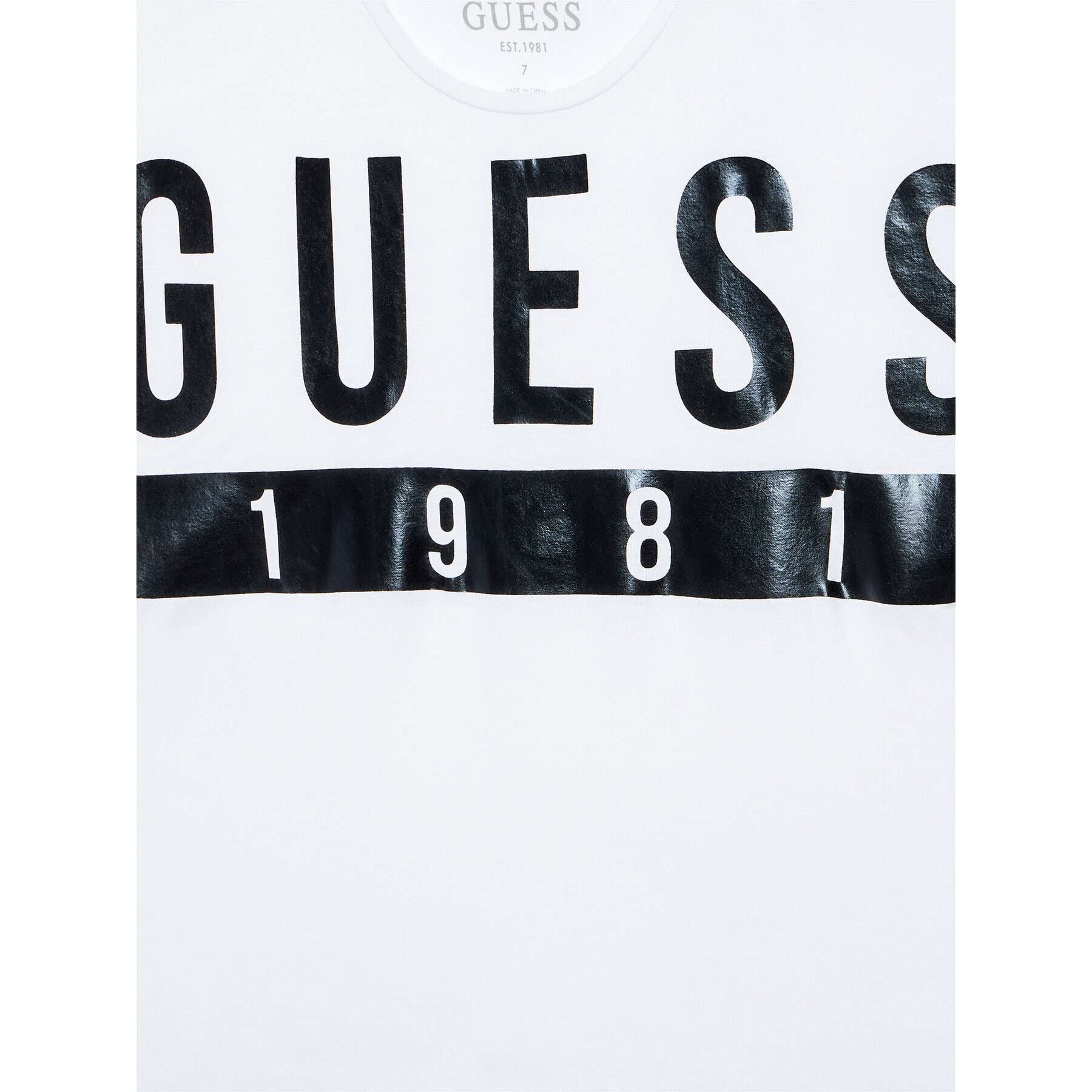 Guess T-Shirt J2RI08 KAPO0 Bílá Regular Fit - Pepit.cz