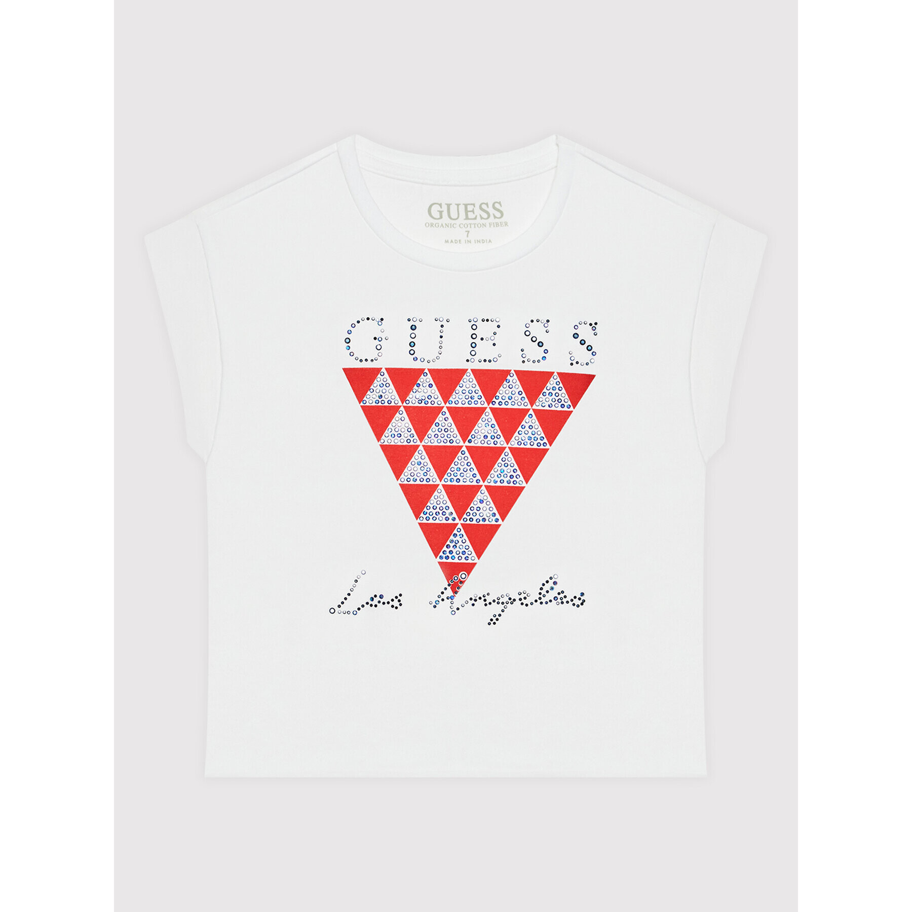 Guess T-Shirt J2RI18 K6YW1 Bílá Regular Fit - Pepit.cz