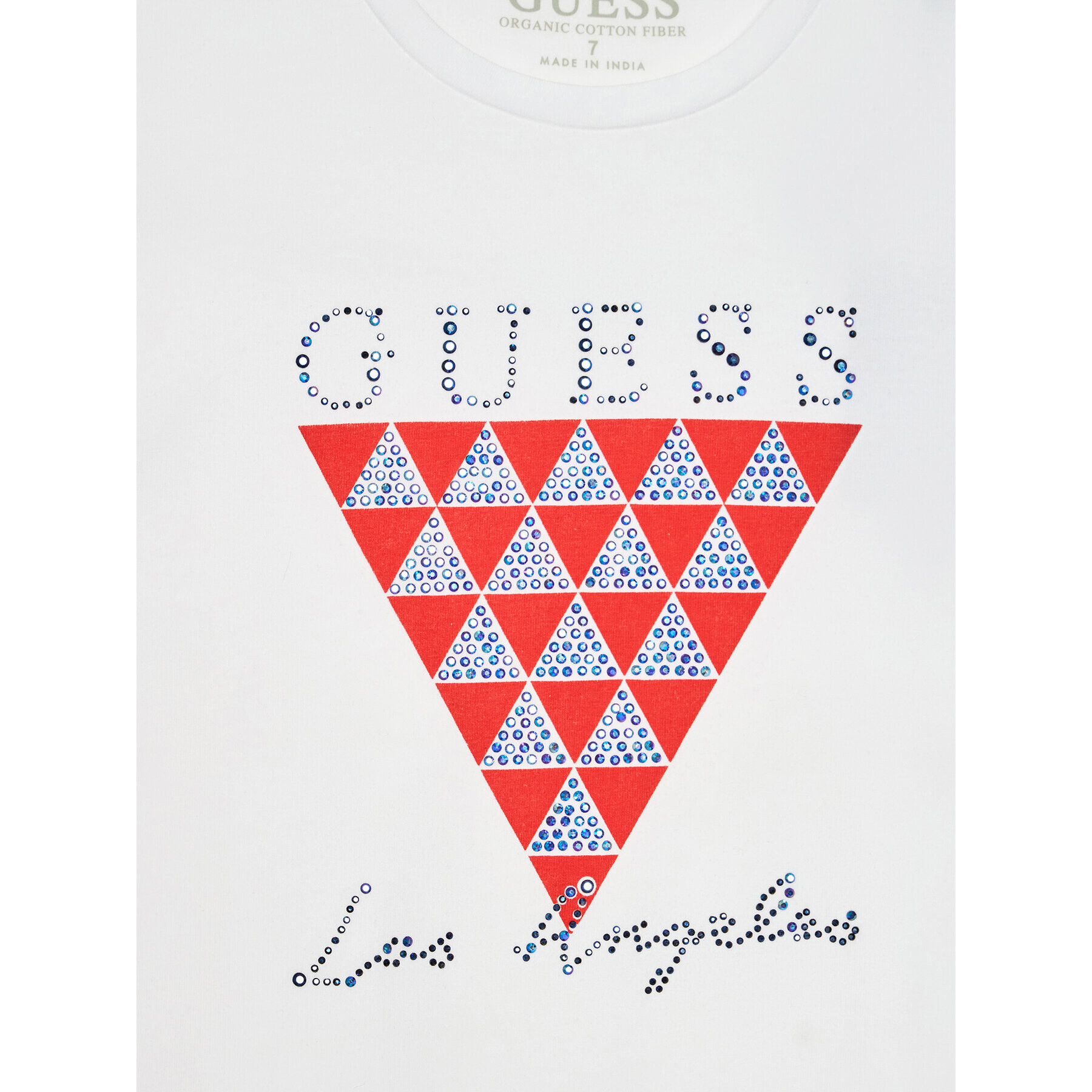 Guess T-Shirt J2RI18 K6YW1 Bílá Regular Fit - Pepit.cz