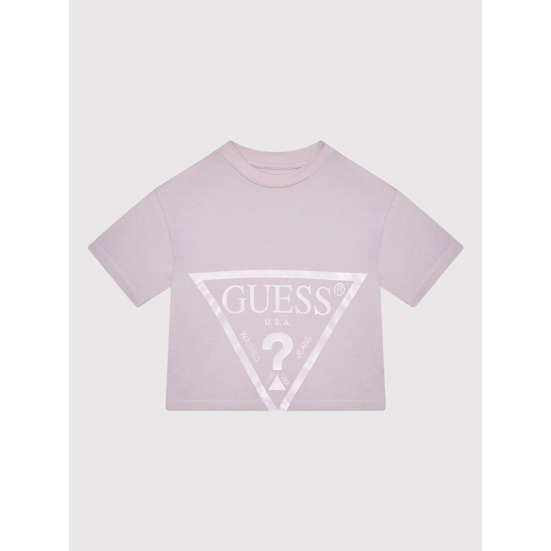 Guess T-Shirt J2RI31 K8HM0 Fialová Relaxed Fit - Pepit.cz