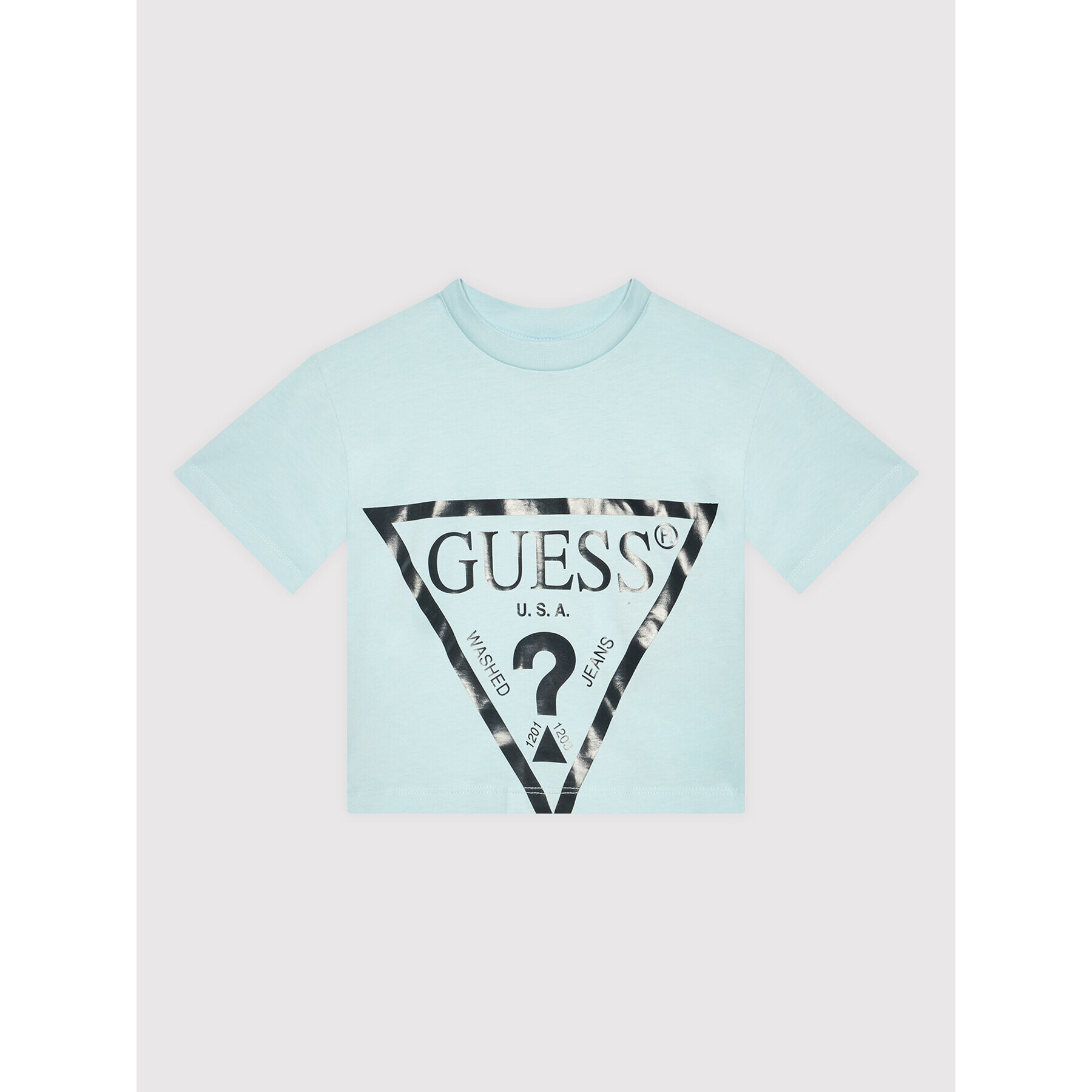 Guess T-Shirt J2RI31 K8HM0 Modrá Regular Fit - Pepit.cz