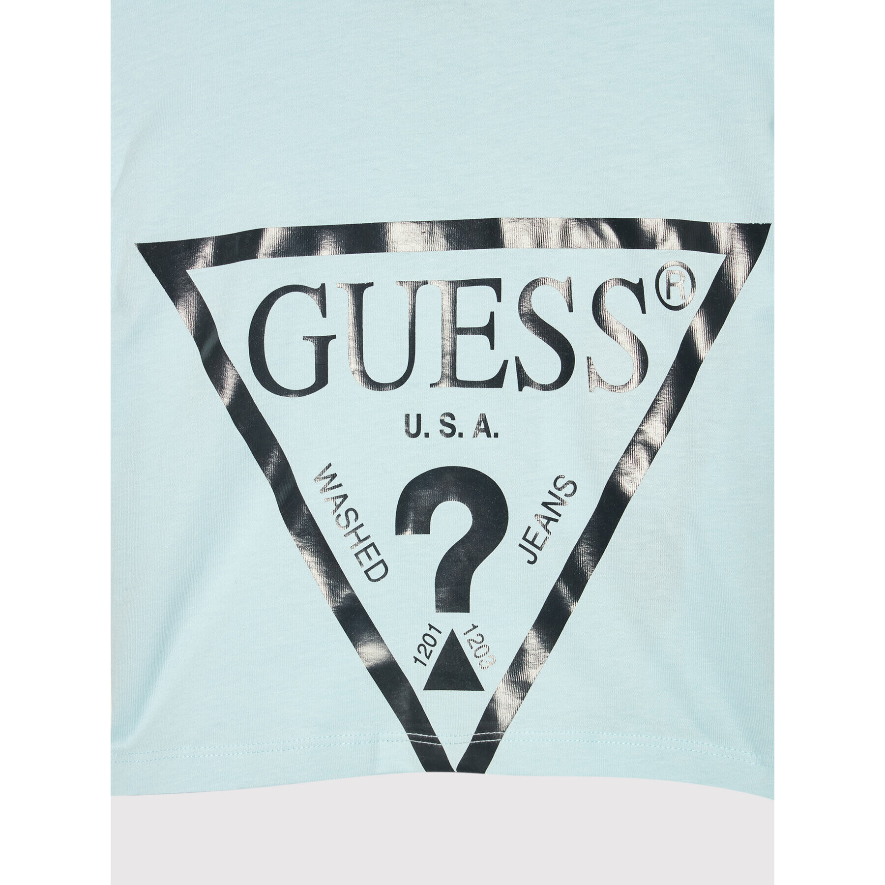 Guess T-Shirt J2RI31 K8HM0 Modrá Regular Fit - Pepit.cz