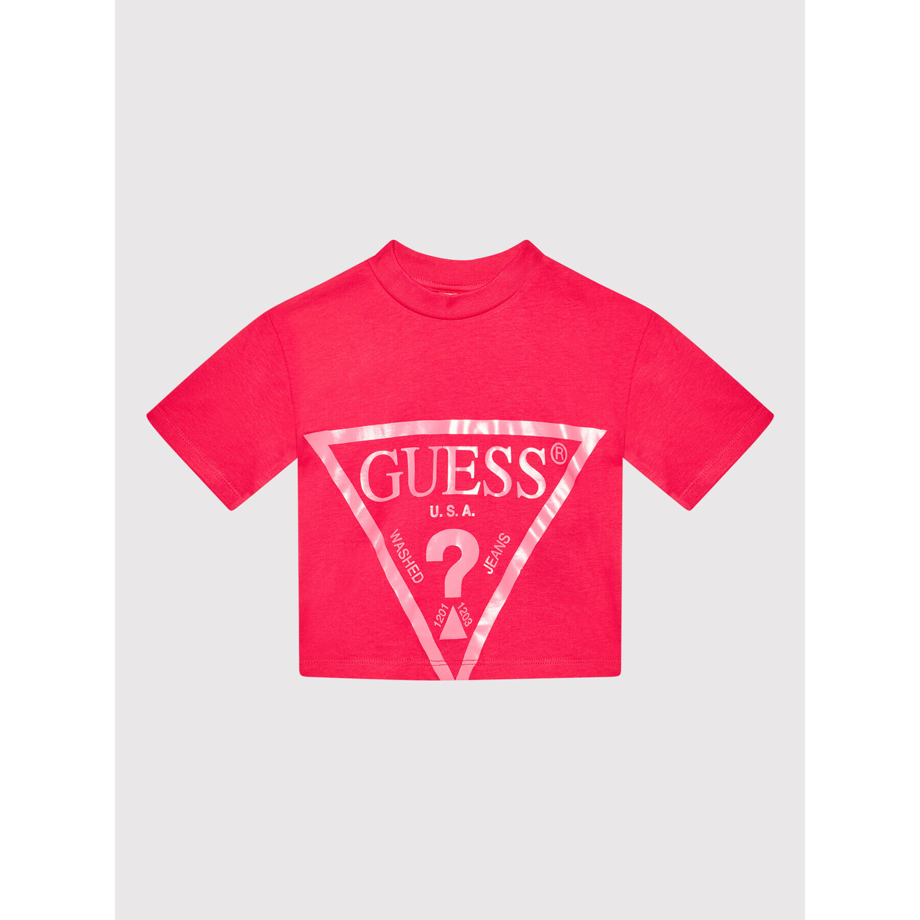 Guess T-Shirt J2RI31 K8HM0 Růžová Regular Fit - Pepit.cz