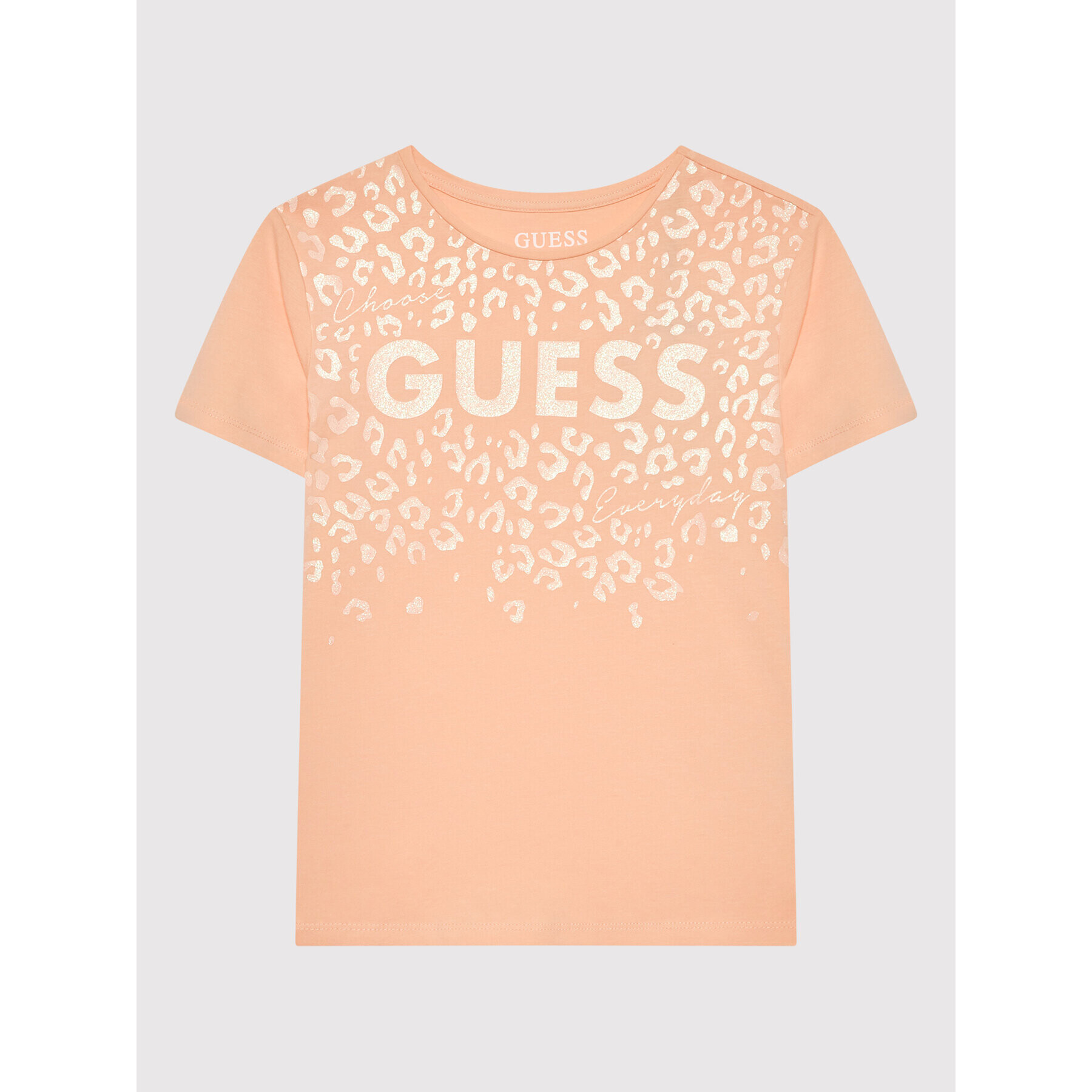 Guess T-Shirt J2YI00 K6YW1 Oranžová Regular Fit - Pepit.cz