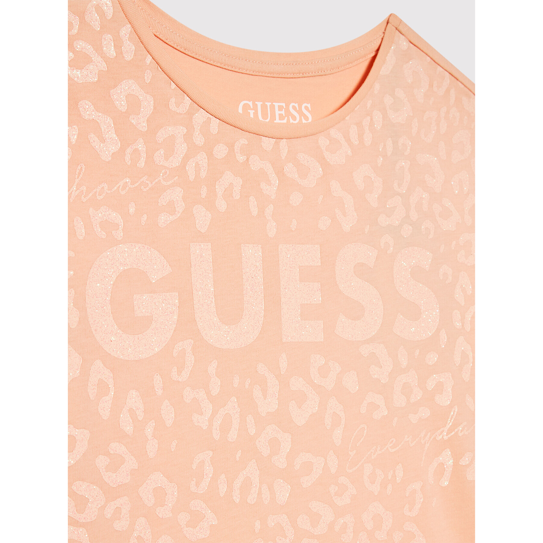 Guess T-Shirt J2YI00 K6YW1 Oranžová Regular Fit - Pepit.cz