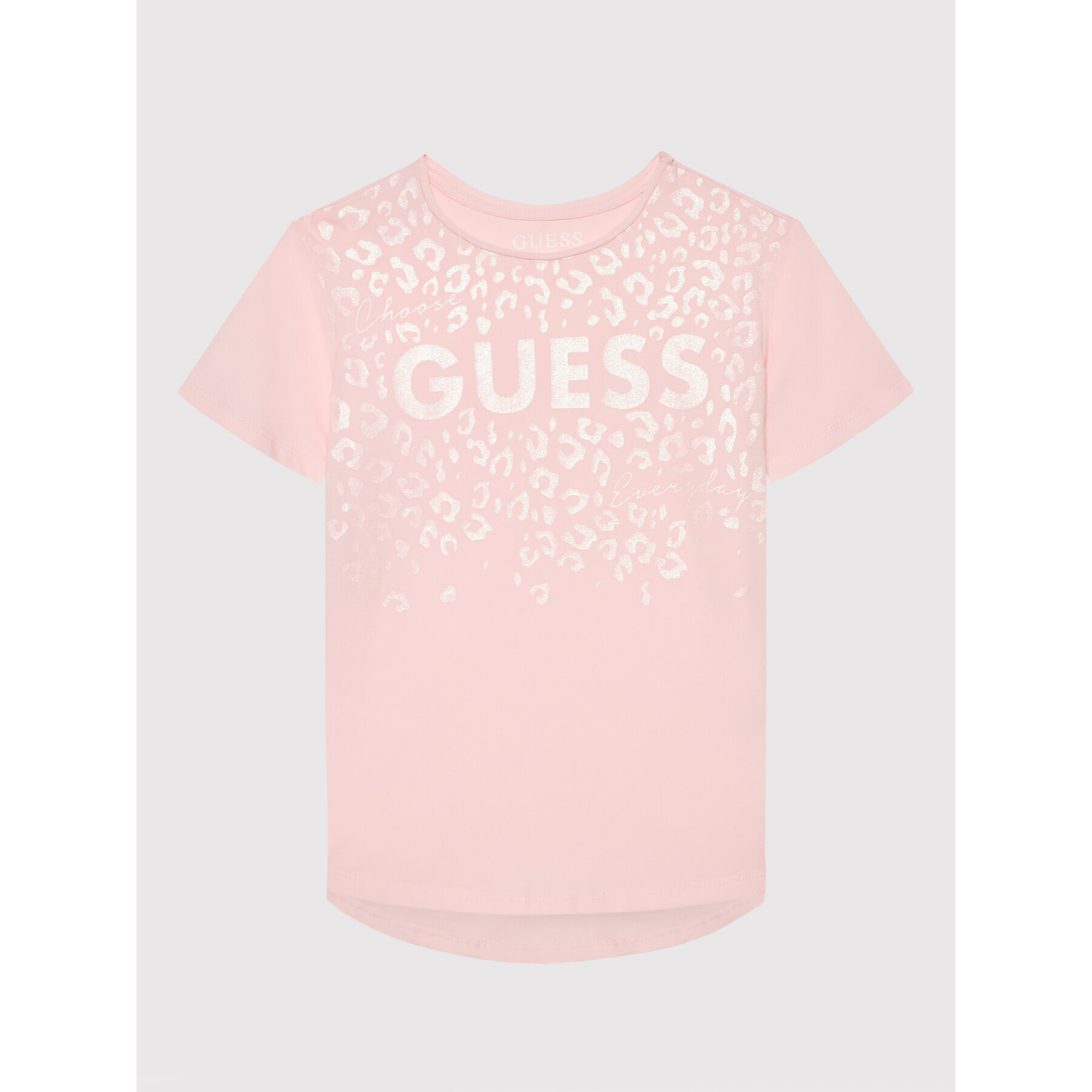 Guess T-Shirt J2YI00 K6YW1 Růžová Regular Fit - Pepit.cz