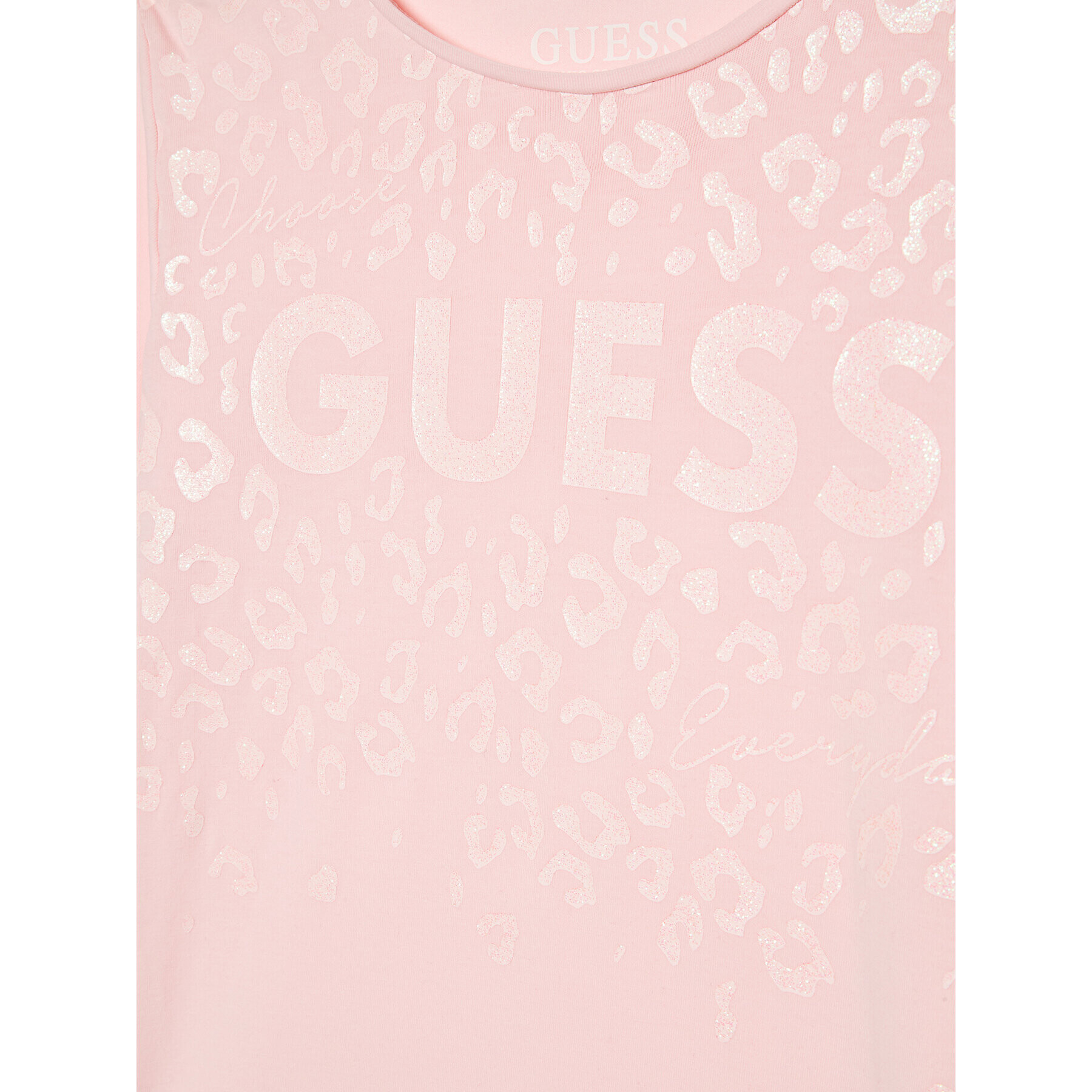 Guess T-Shirt J2YI00 K6YW1 Růžová Regular Fit - Pepit.cz