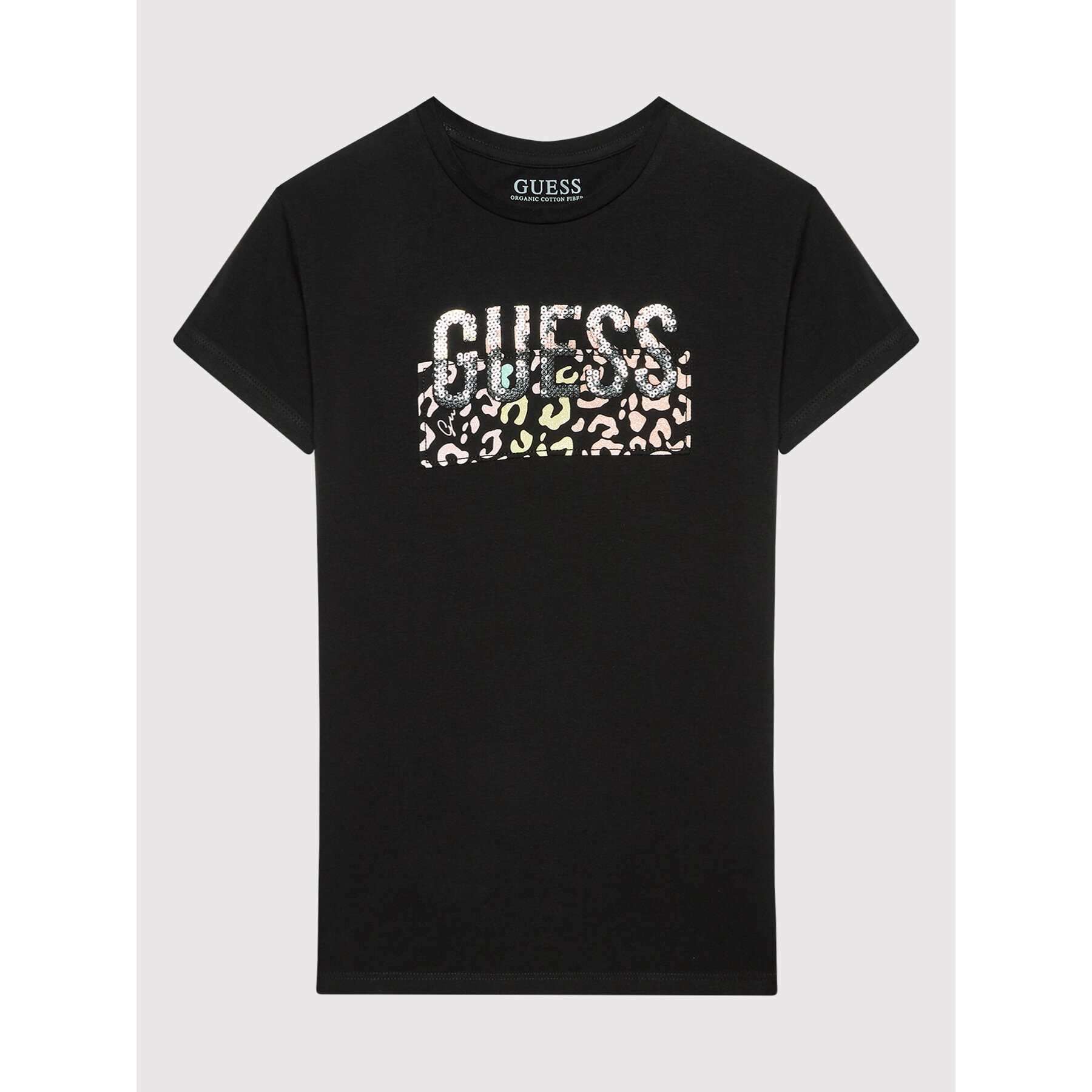 Guess T-Shirt J2YI04 K6YW1 Černá Regular Fit - Pepit.cz