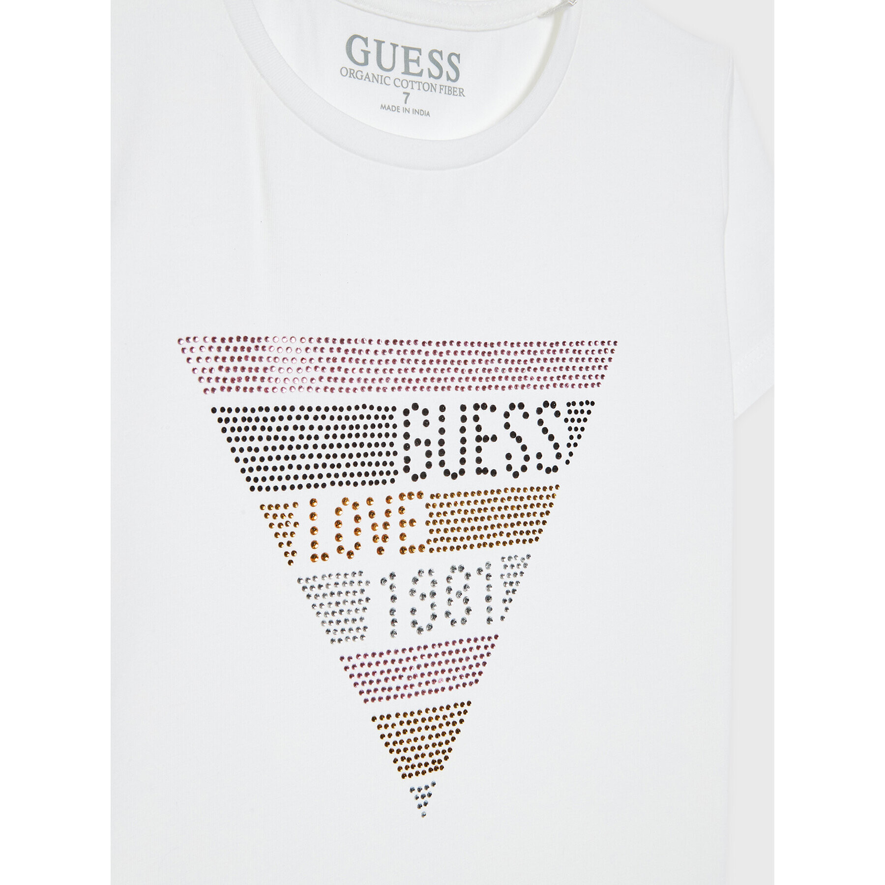 Guess T-Shirt J2YI08 K6YW1 Bílá Regular Fit - Pepit.cz