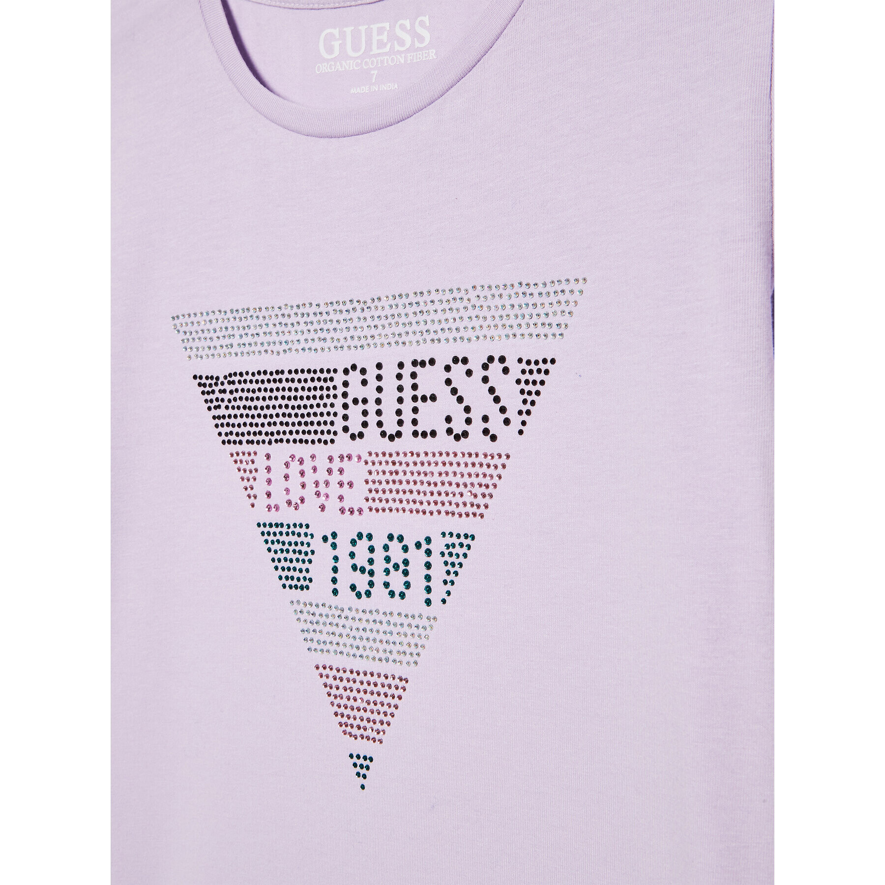 Guess T-Shirt J2YI08 K6YW1 Fialová Regular Fit - Pepit.cz