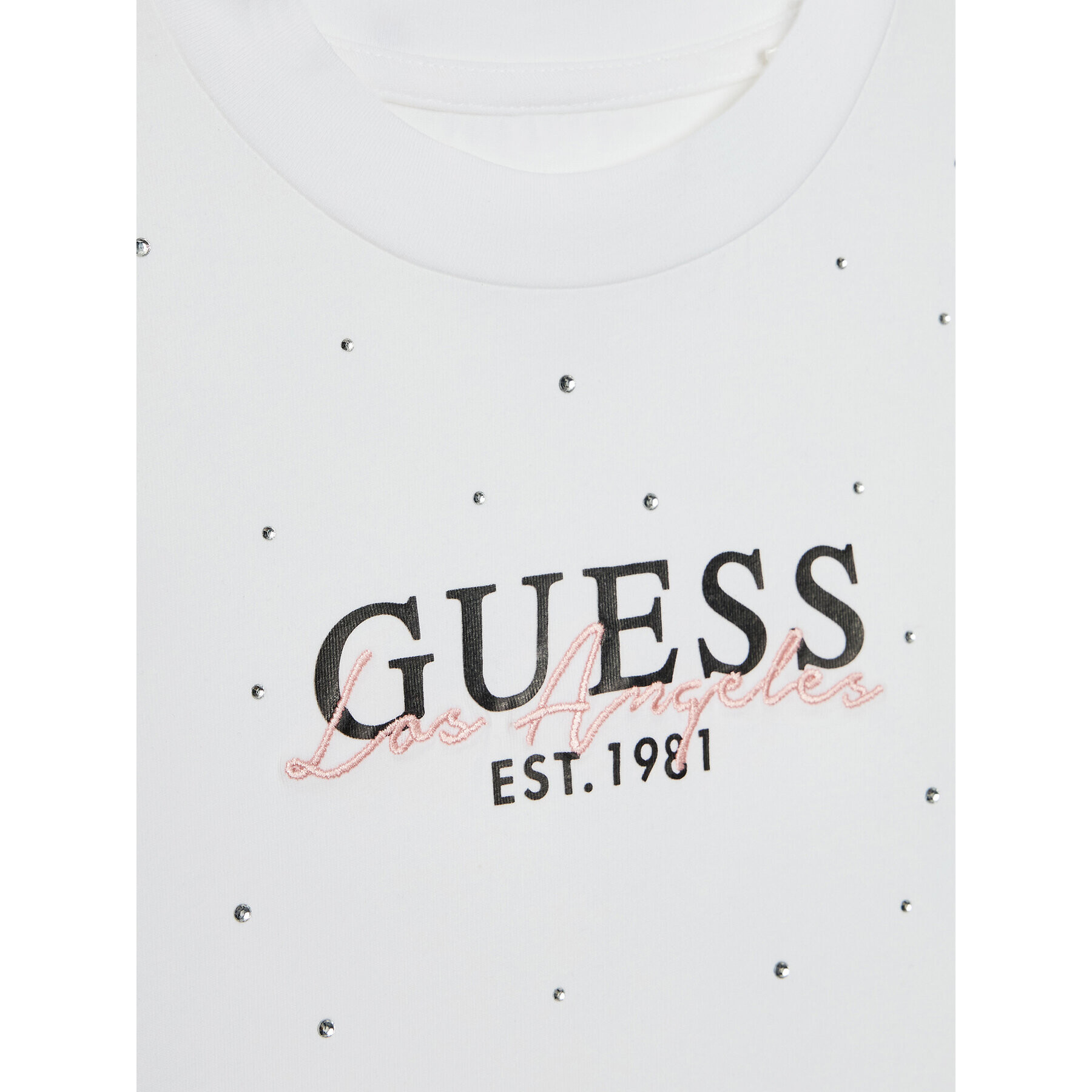 Guess T-Shirt J2YI15 K6YW1 Bílá Regular Fit - Pepit.cz