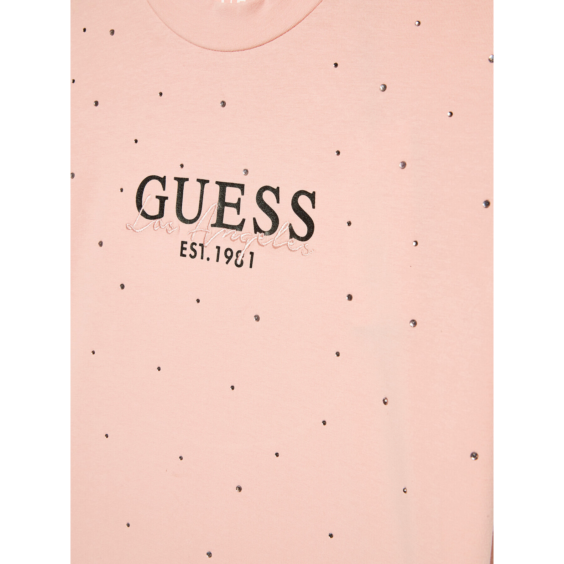 Guess T-Shirt J2YI15 K6YW1 Růžová Regular Fit - Pepit.cz