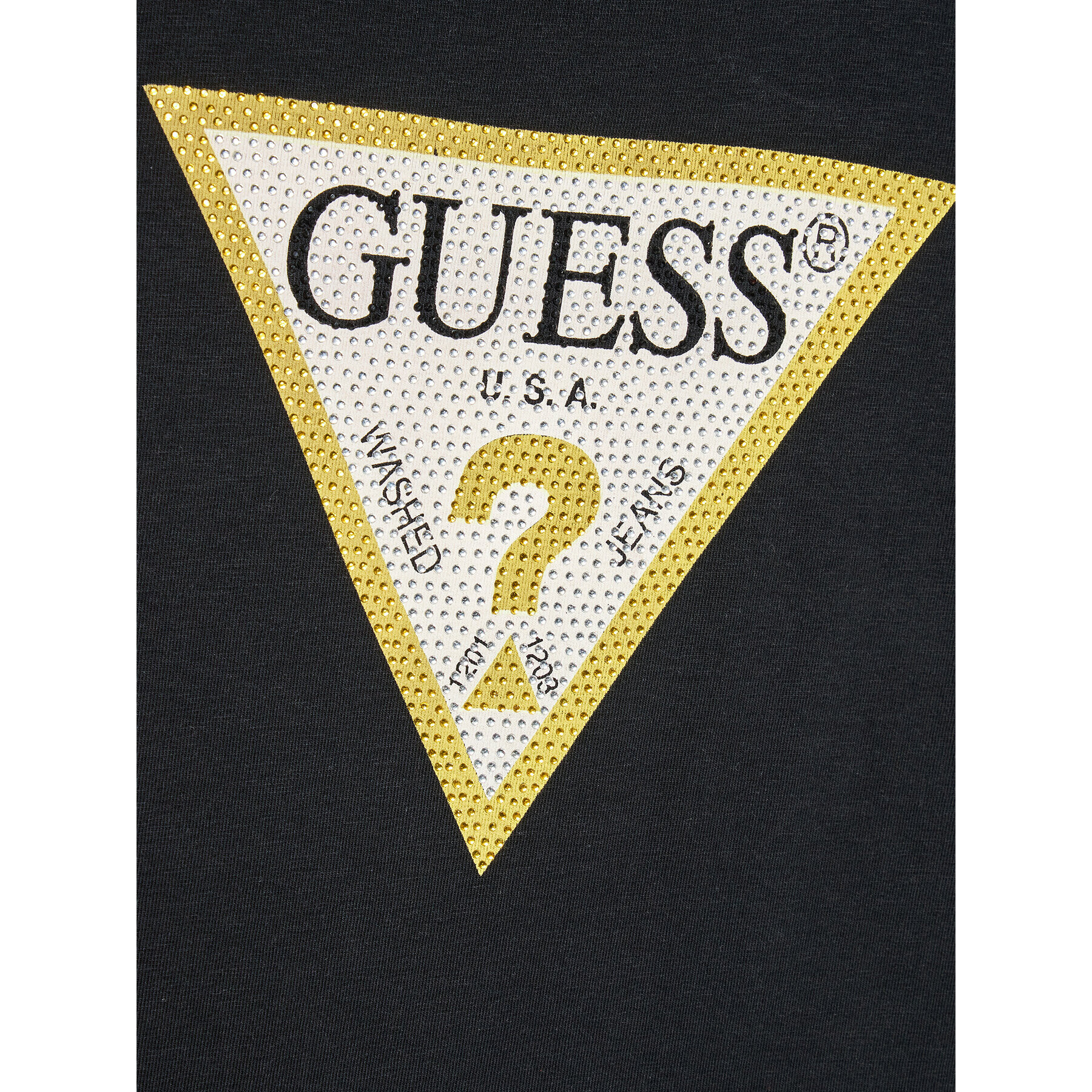 Guess T-Shirt J2YI51 K6YW1 Černá Regular Fit - Pepit.cz