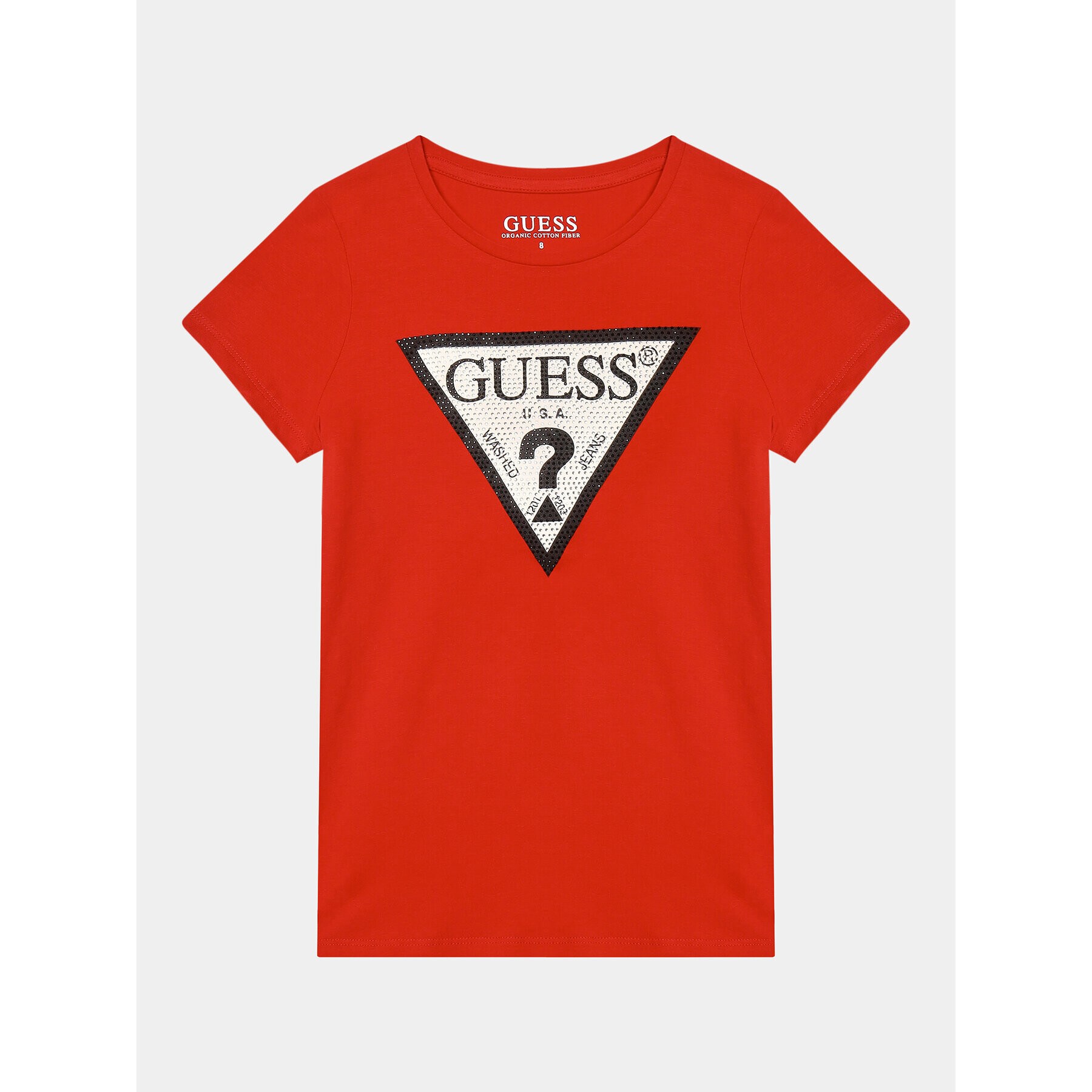 Guess T-Shirt J2YI51 K6YW1 Červená Regular Fit - Pepit.cz