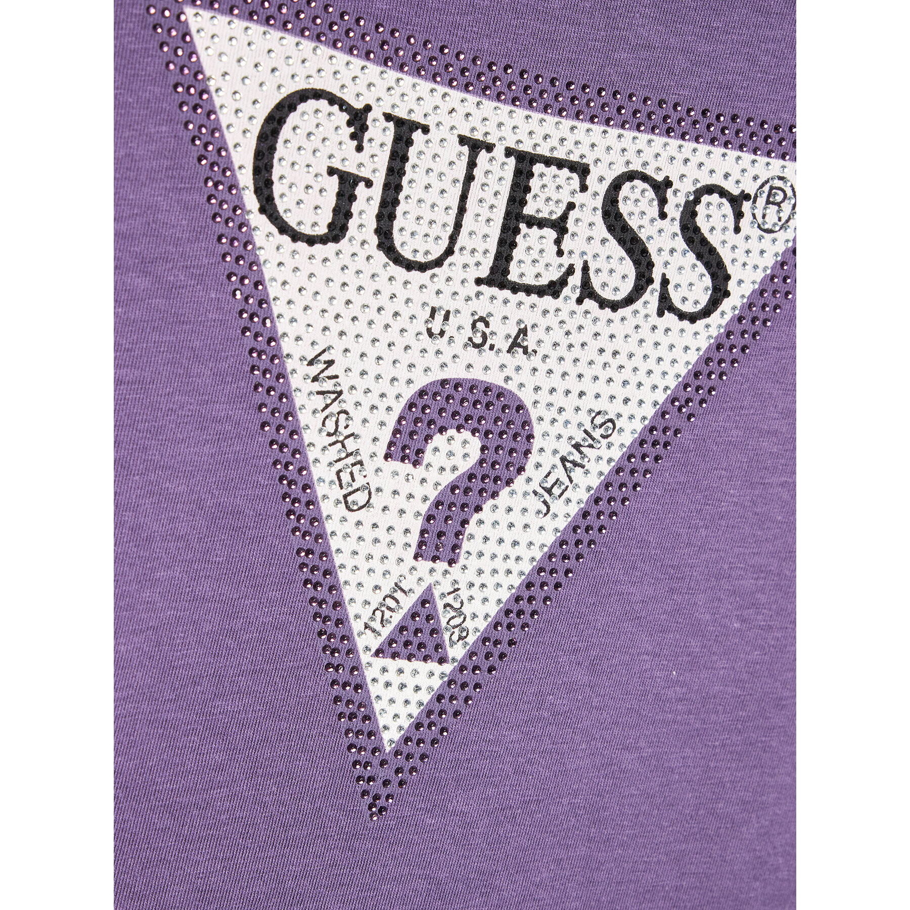 Guess T-Shirt J2YI51 K6YW1 Fialová Regular Fit - Pepit.cz