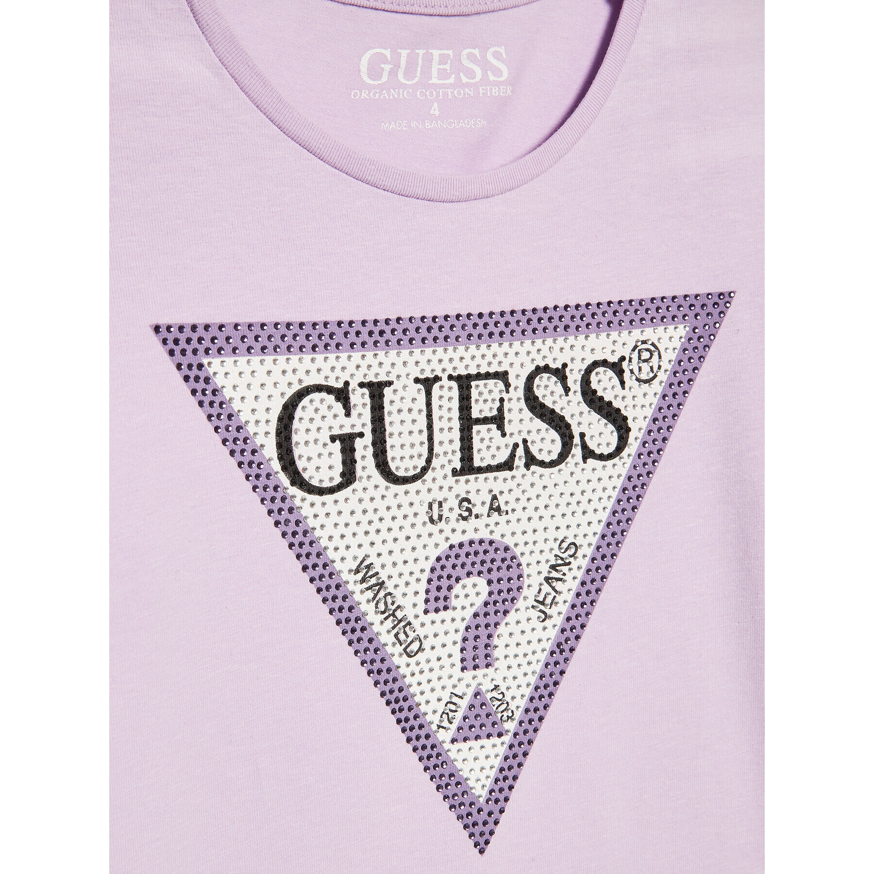 Guess T-Shirt J2YI51 K6YW1 Fialová Regular Fit - Pepit.cz