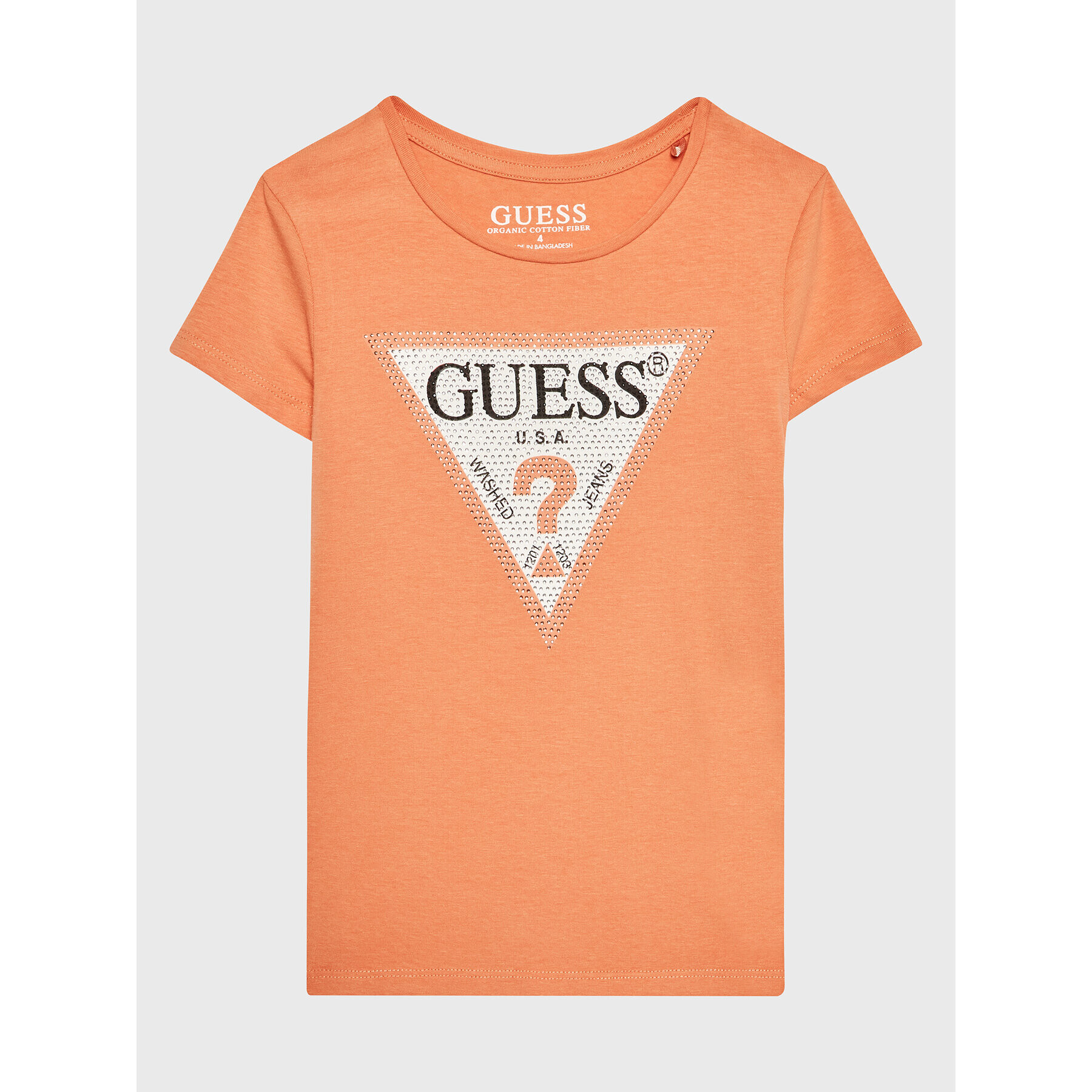 Guess T-Shirt J2YI51 K6YW1 Oranžová Regular Fit - Pepit.cz