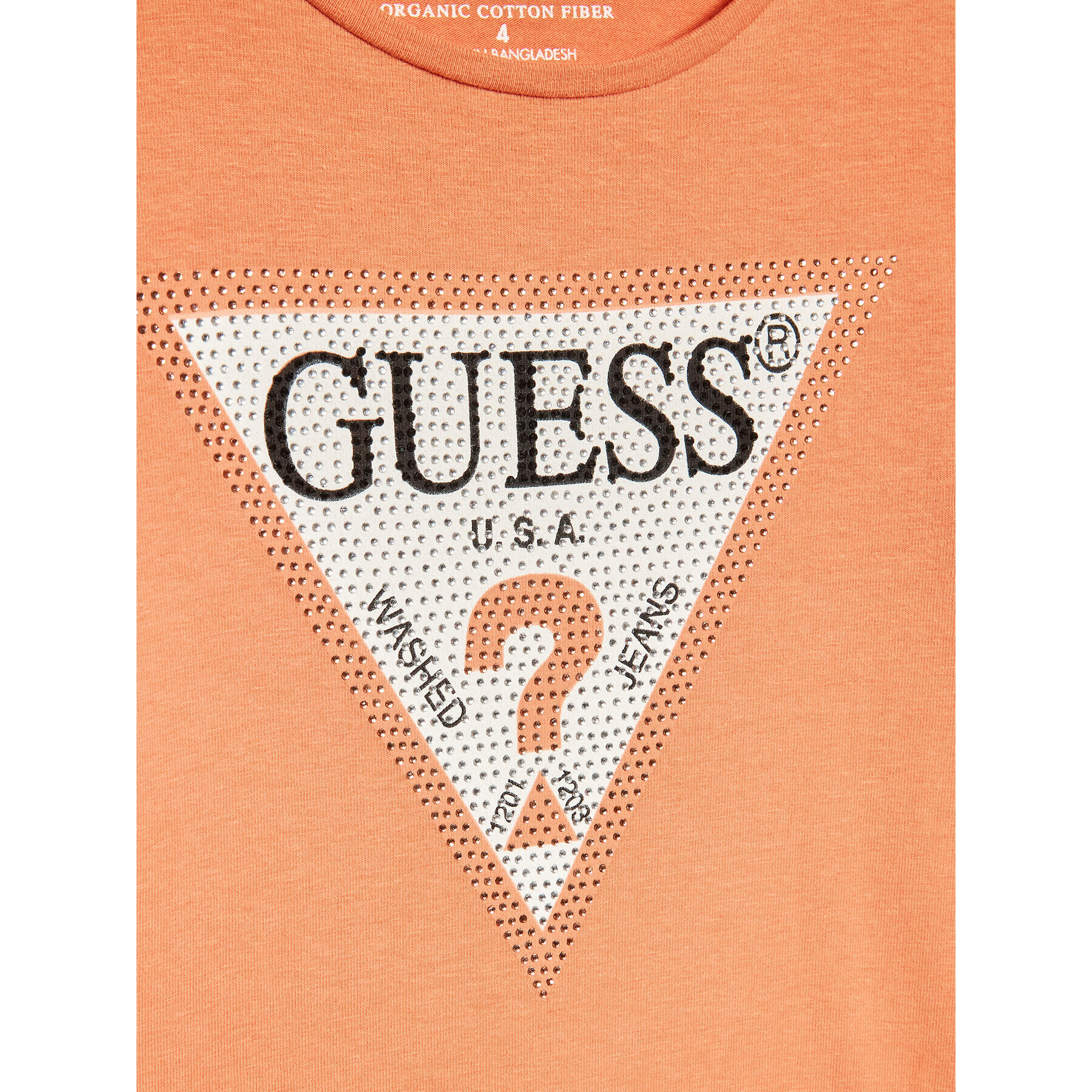 Guess T-Shirt J2YI51 K6YW1 Oranžová Regular Fit - Pepit.cz