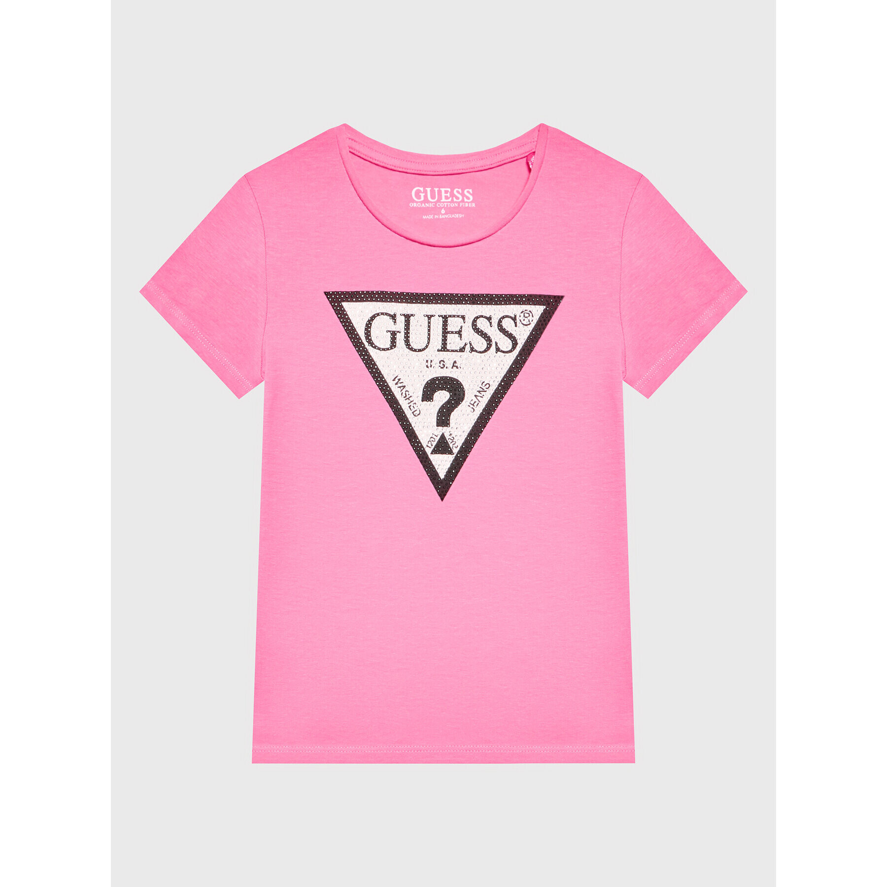 Guess T-Shirt J2YI51 K6YW1 Růžová Regular Fit - Pepit.cz