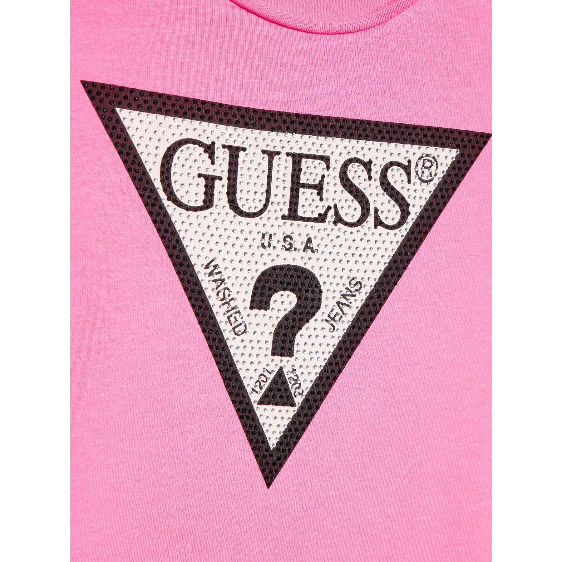 Guess T-Shirt J2YI51 K6YW1 Růžová Regular Fit - Pepit.cz