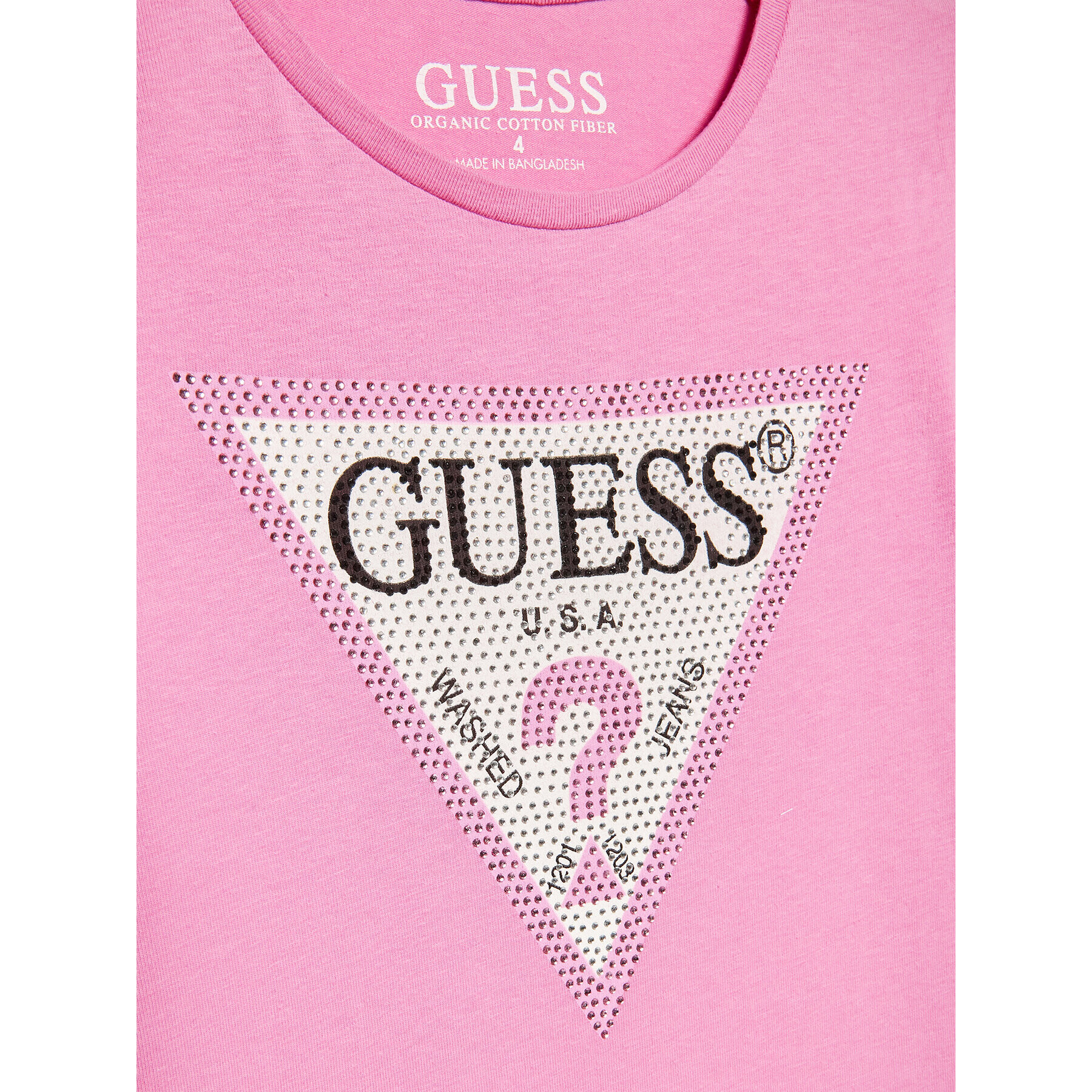 Guess T-Shirt J2YI51 K6YW1 Růžová Regular Fit - Pepit.cz