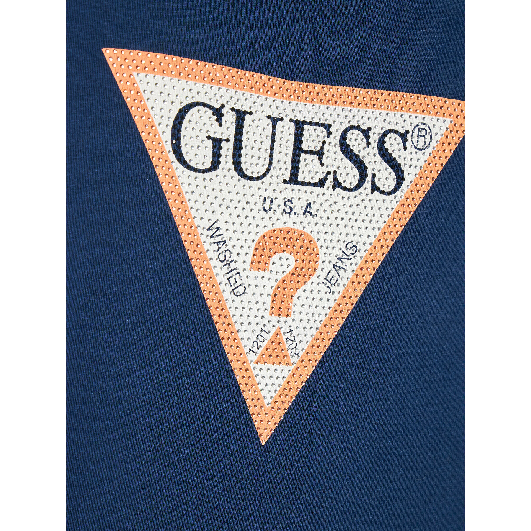 Guess T-Shirt J2YI51 K6YW1 Tmavomodrá Regular Fit - Pepit.cz