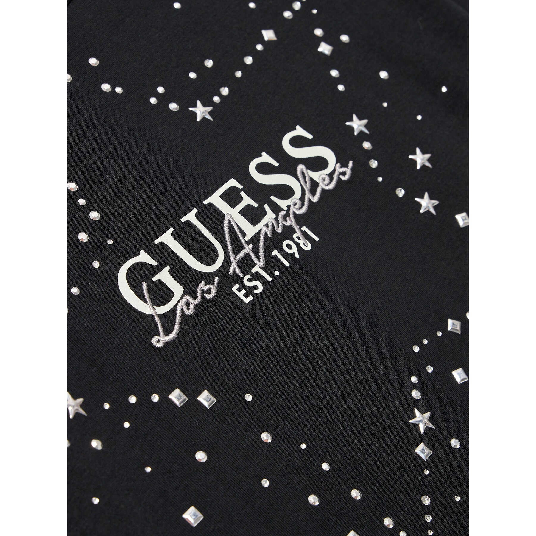 Guess T-Shirt J3BI09 J1314 Černá Regular Fit - Pepit.cz