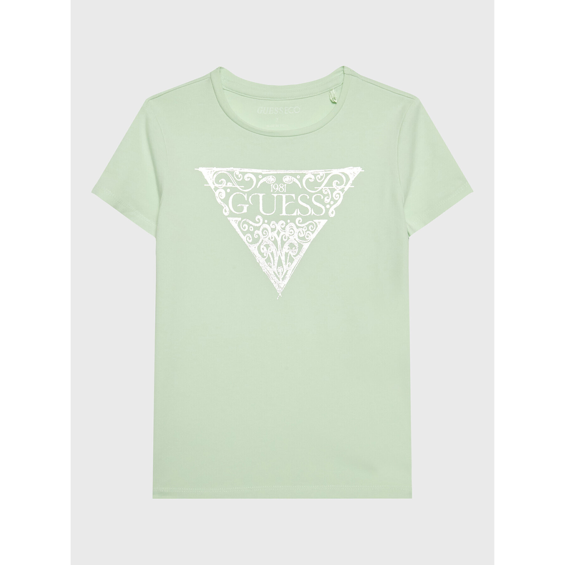 Guess T-Shirt J3GI01 K6YW3 Zelená Regular Fit - Pepit.cz