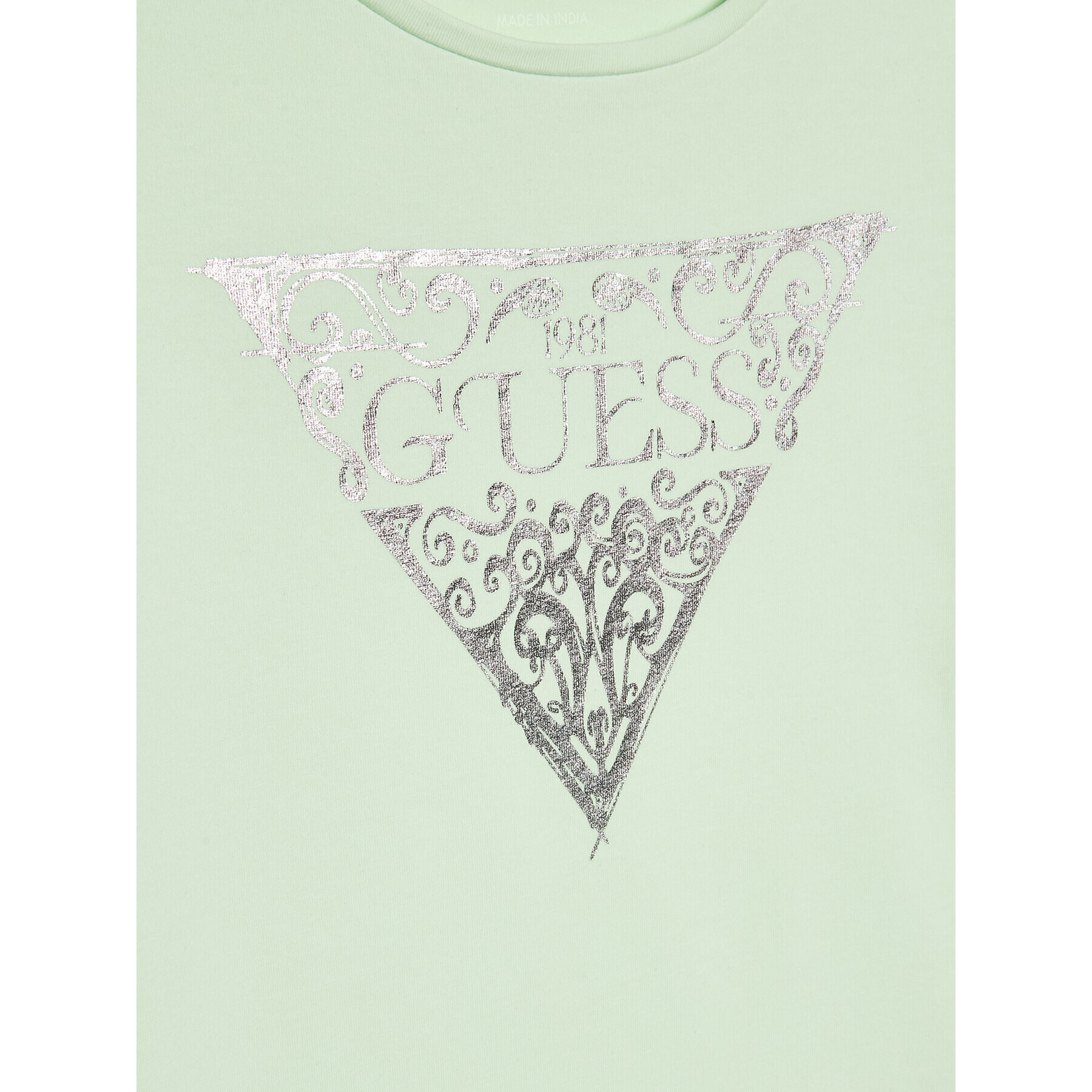 Guess T-Shirt J3GI01 K6YW3 Zelená Regular Fit - Pepit.cz