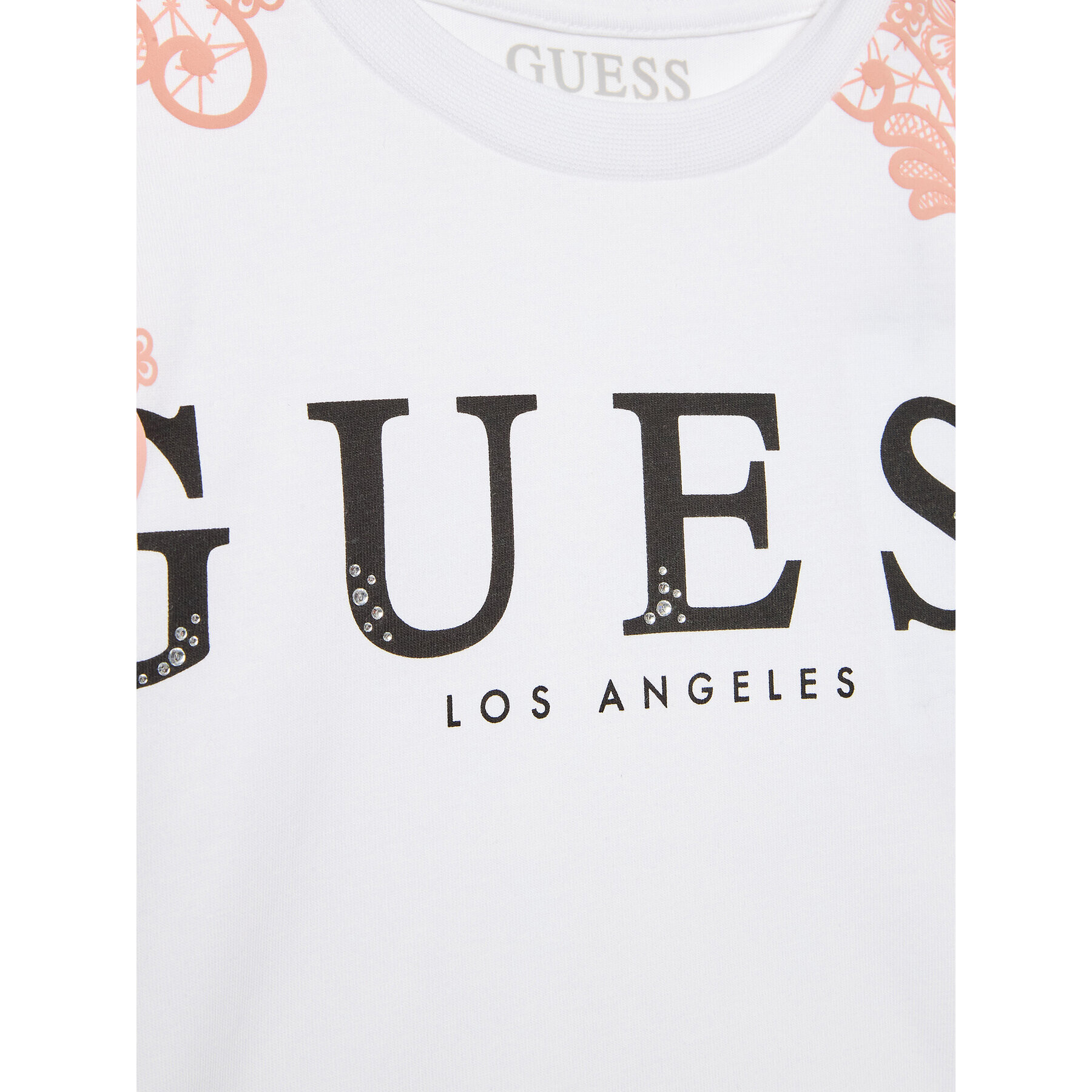 Guess T-Shirt J3GI19 KB7T0 Bílá Boxy Fit - Pepit.cz