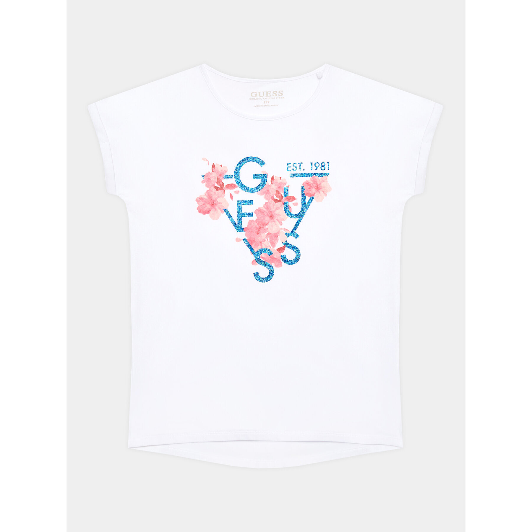 Guess T-Shirt J3GI21 K6YW1 Bílá Regular Fit - Pepit.cz