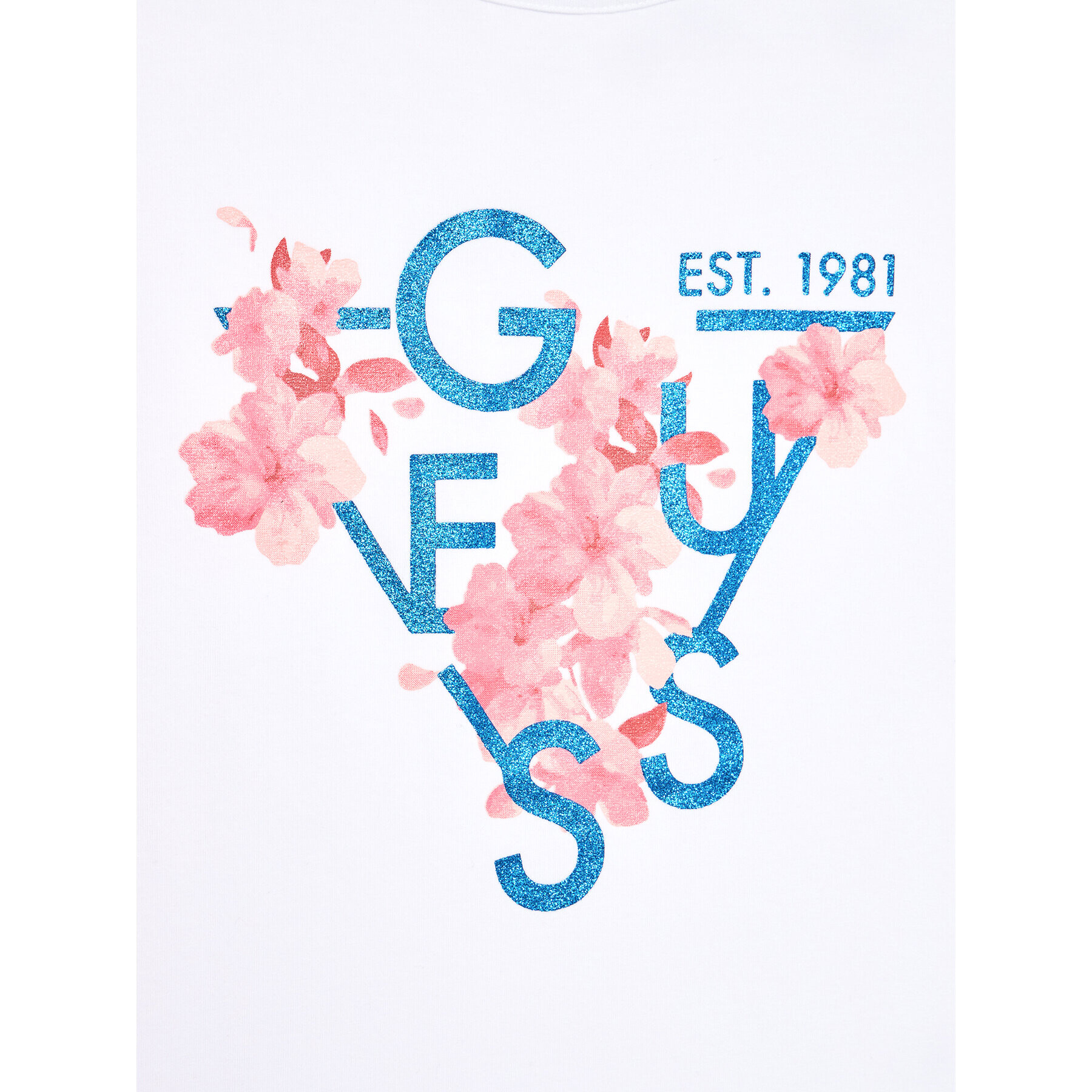 Guess T-Shirt J3GI21 K6YW1 Bílá Regular Fit - Pepit.cz