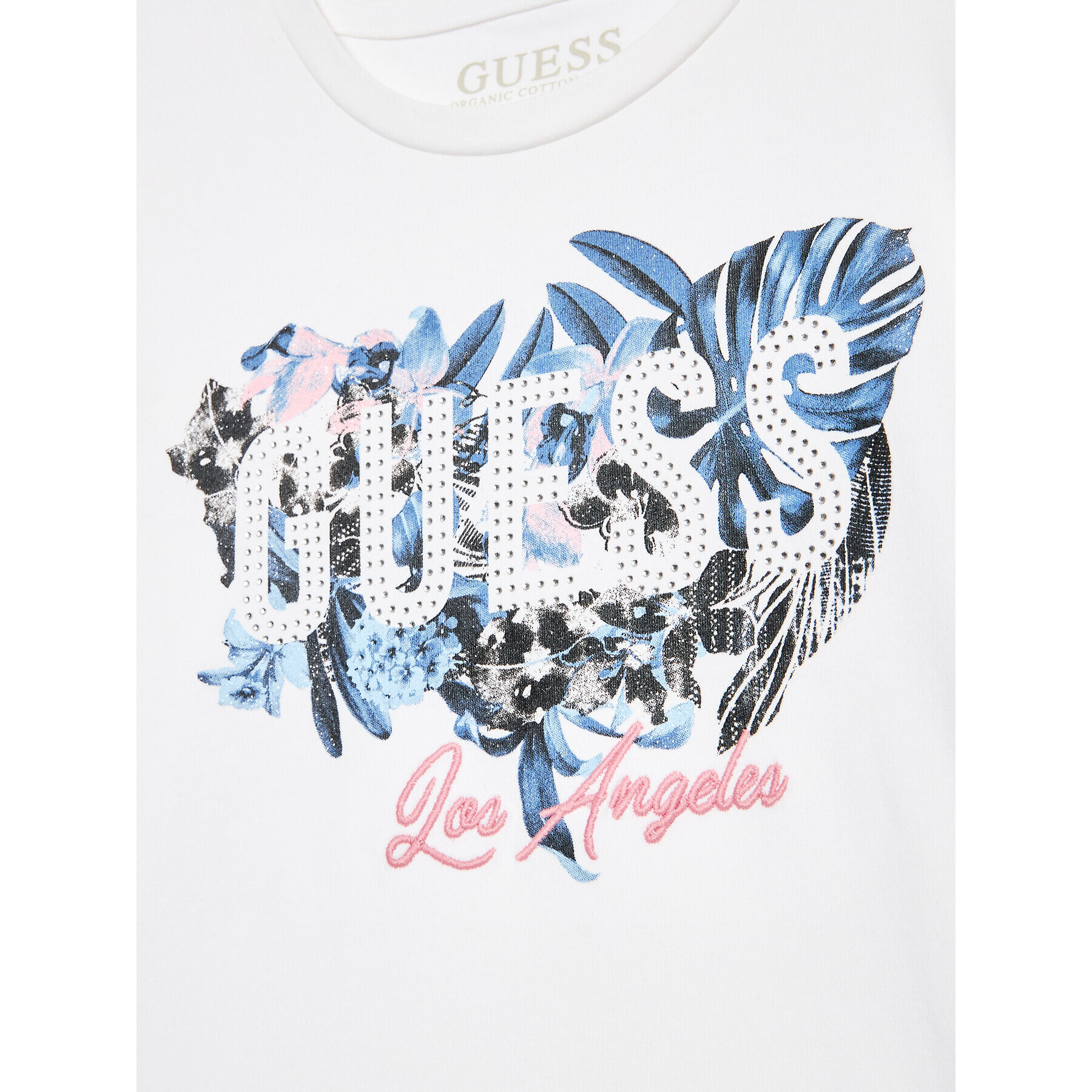 Guess T-Shirt J3GI22 K6YW1 Bílá Regular Fit - Pepit.cz