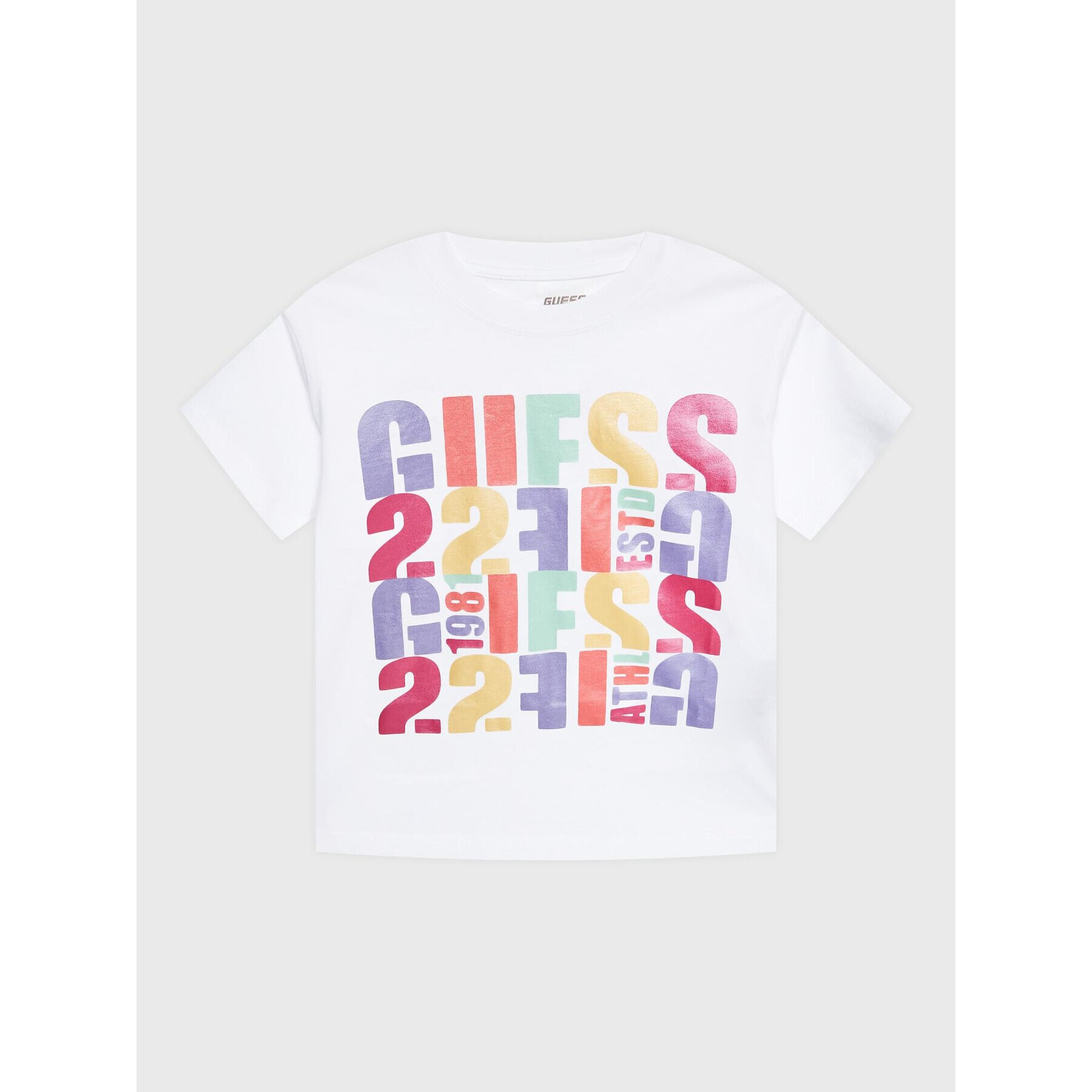 Guess T-Shirt J3GI32 I3Z14 Bílá Boxy Fit - Pepit.cz