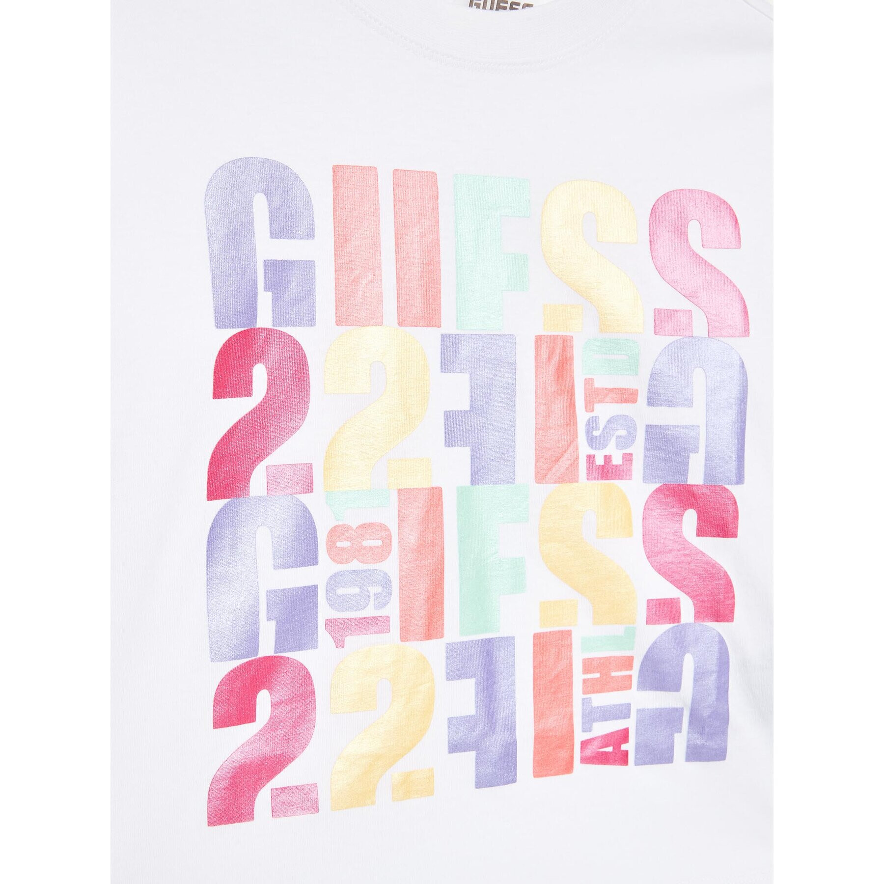 Guess T-Shirt J3GI32 I3Z14 Bílá Boxy Fit - Pepit.cz