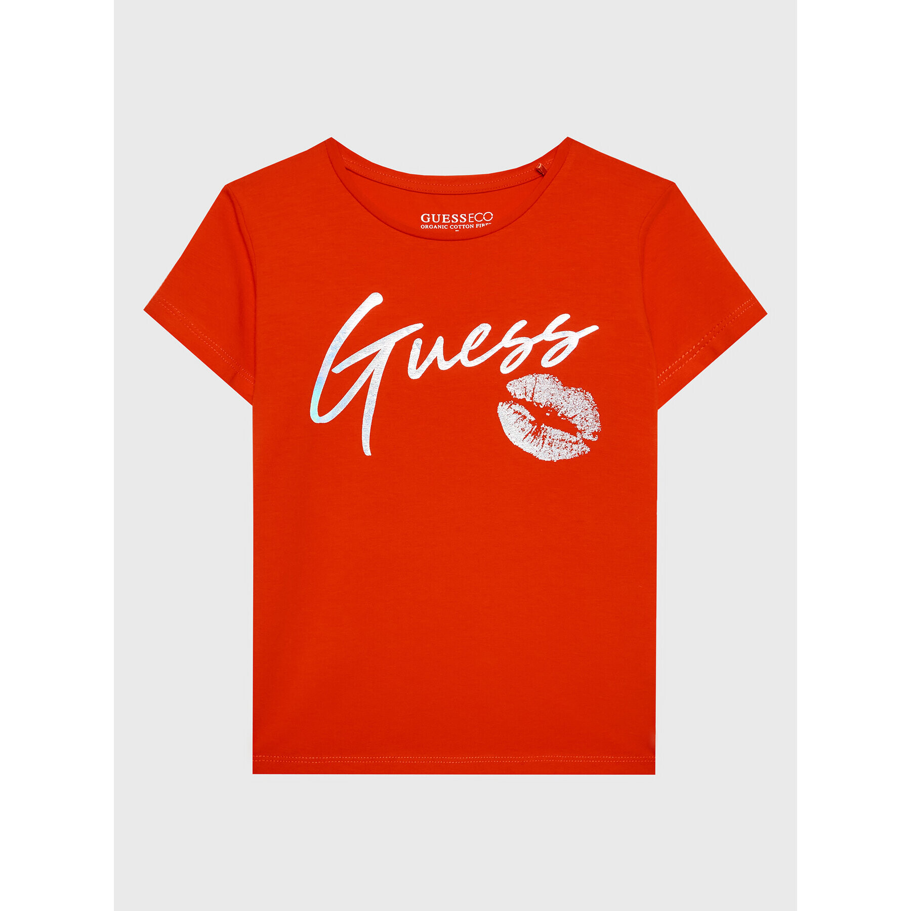 Guess T-Shirt J3RI16 K6YW1 Červená Regular Fit - Pepit.cz