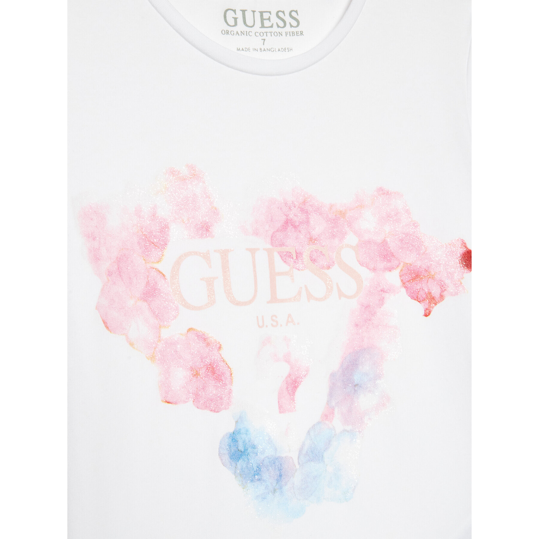 Guess T-Shirt J3RI28 K6YW1 Bílá Regular Fit - Pepit.cz