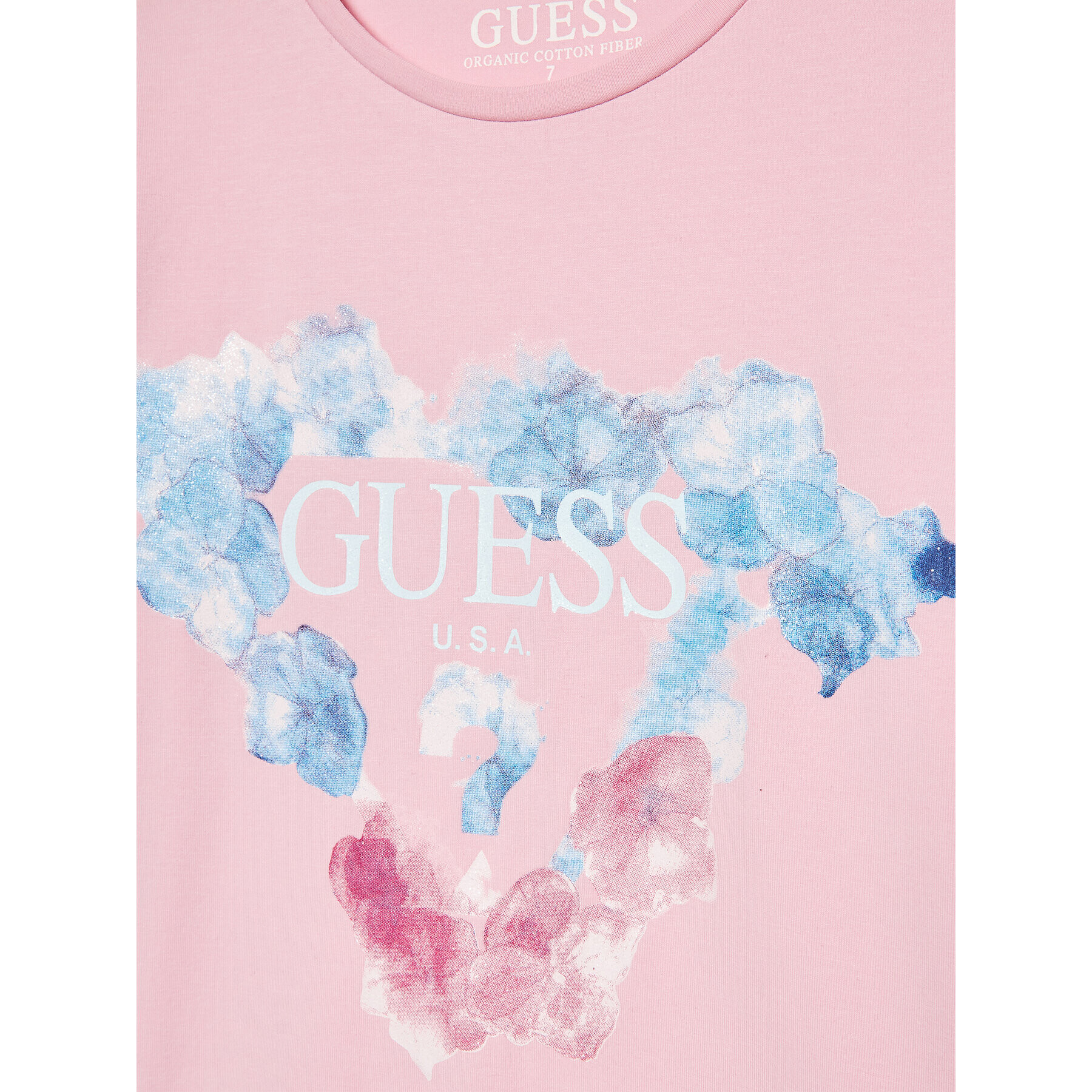 Guess T-Shirt J3RI28 K6YW1 Fialová Regular Fit - Pepit.cz