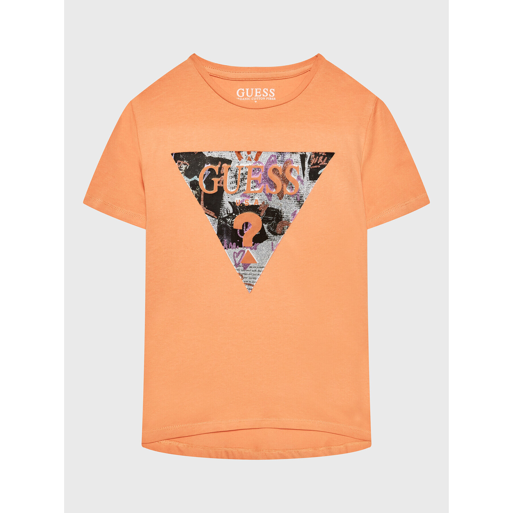 Guess T-Shirt J3RI32 K6YW1 Oranžová Regular Fit - Pepit.cz