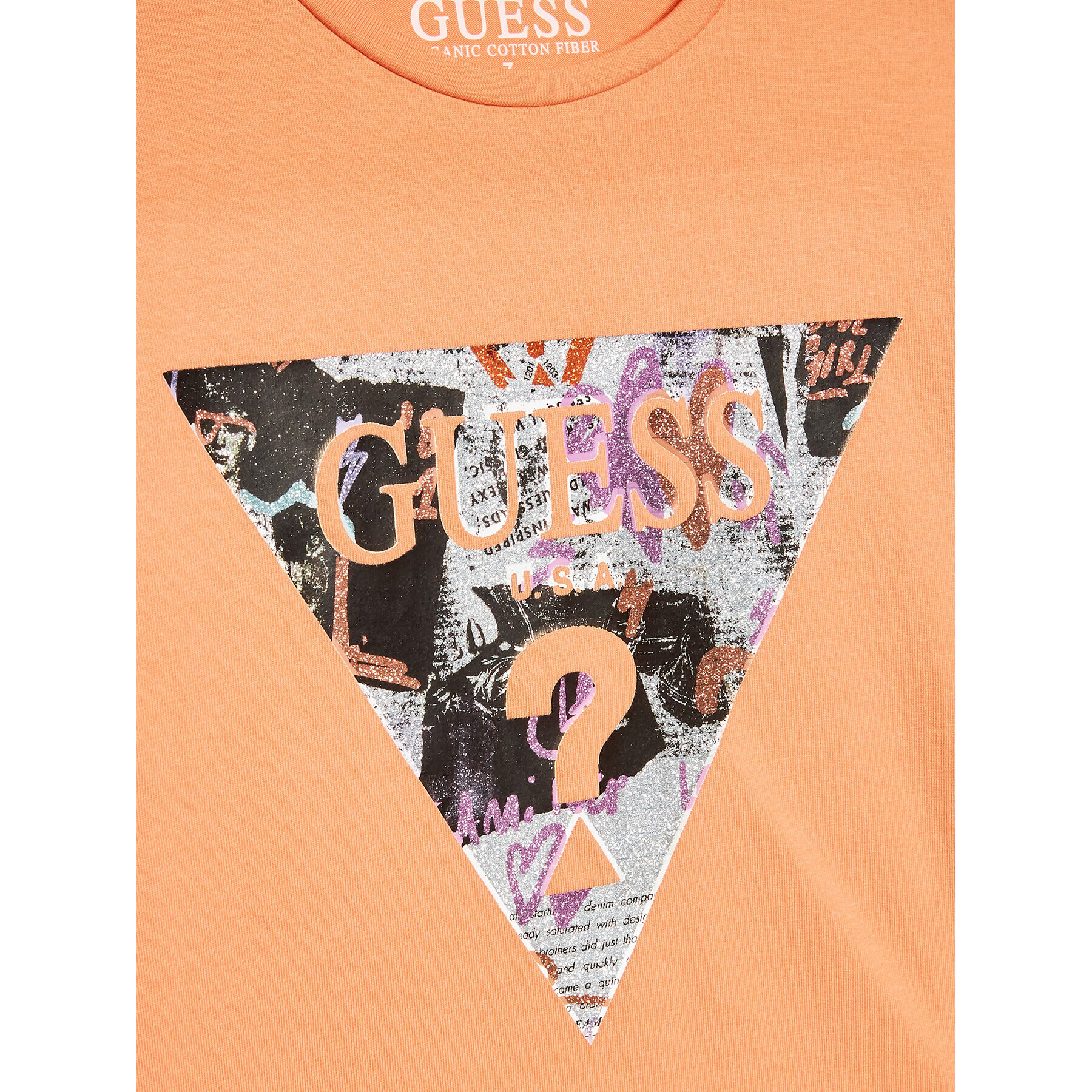 Guess T-Shirt J3RI32 K6YW1 Oranžová Regular Fit - Pepit.cz