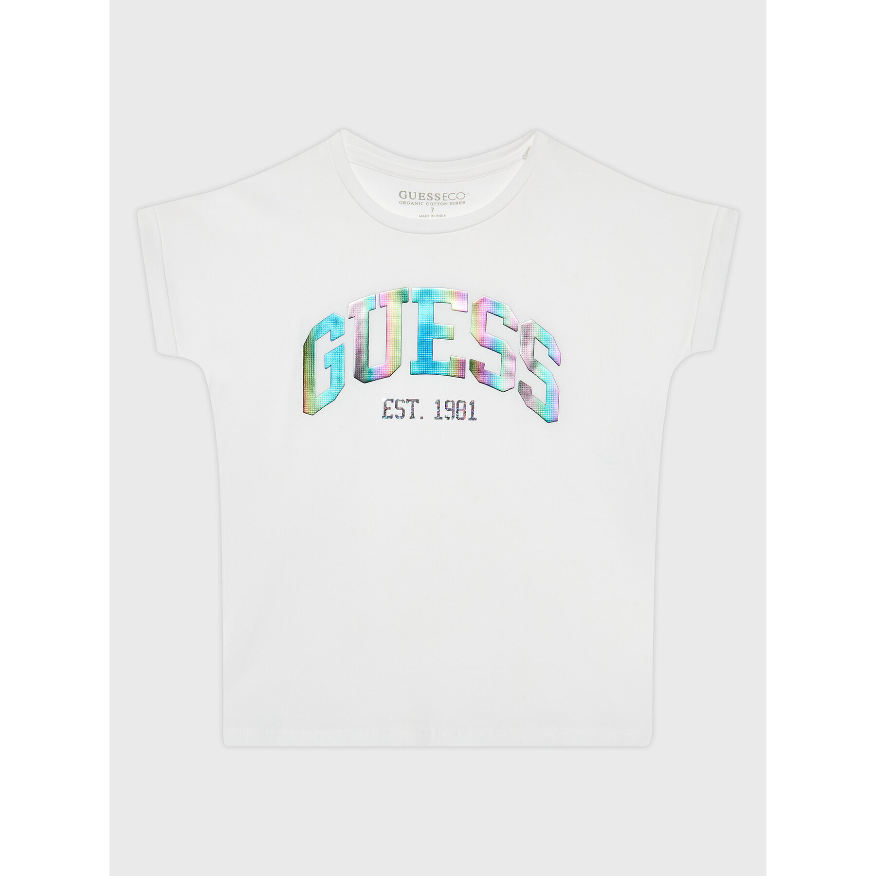 Guess T-Shirt J3RI33 K6YW1 Bílá Regular Fit - Pepit.cz