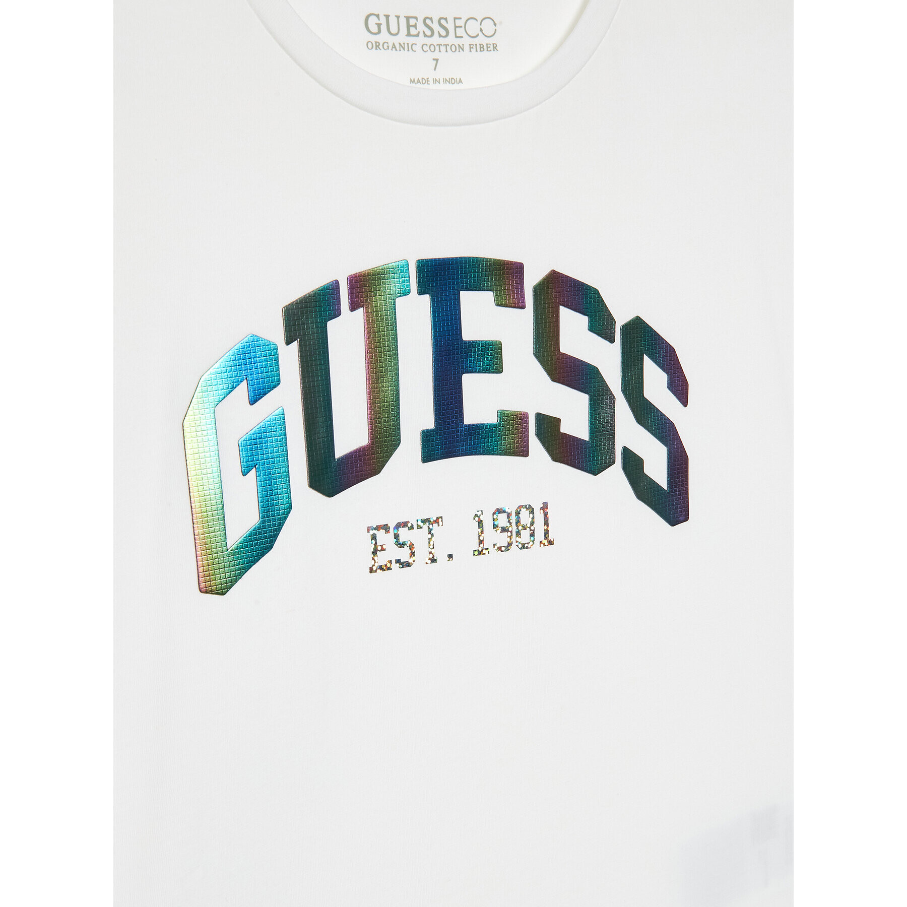 Guess T-Shirt J3RI33 K6YW1 Bílá Regular Fit - Pepit.cz