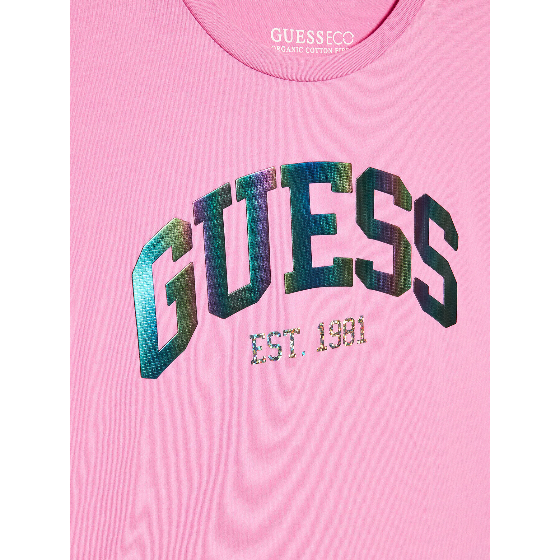 Guess T-Shirt J3RI33 K6YW1 Růžová Regular Fit - Pepit.cz