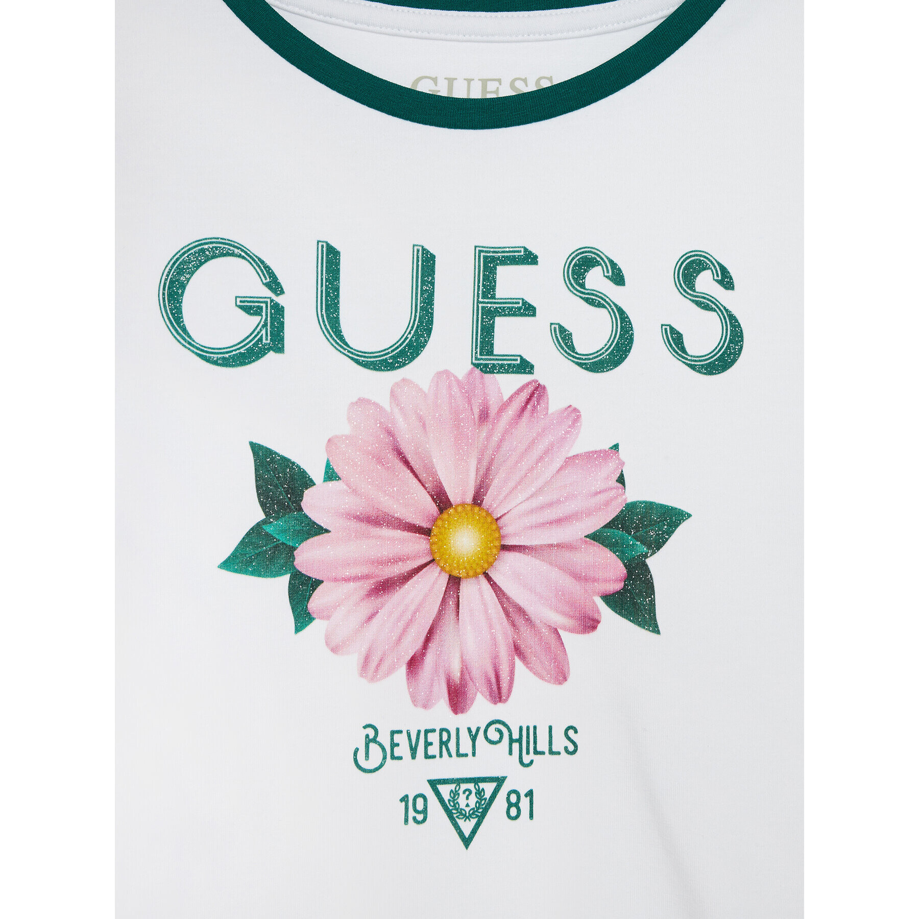 Guess T-Shirt J4RI00 K6YW4 Bílá Regular Fit - Pepit.cz