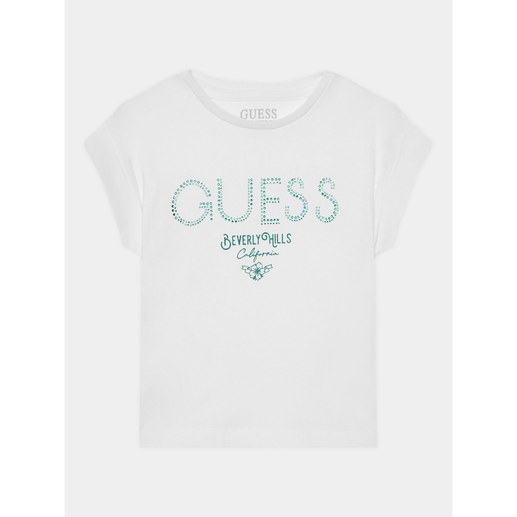 Guess T-Shirt J4RI37 J1314 Bílá Regular Fit - Pepit.cz