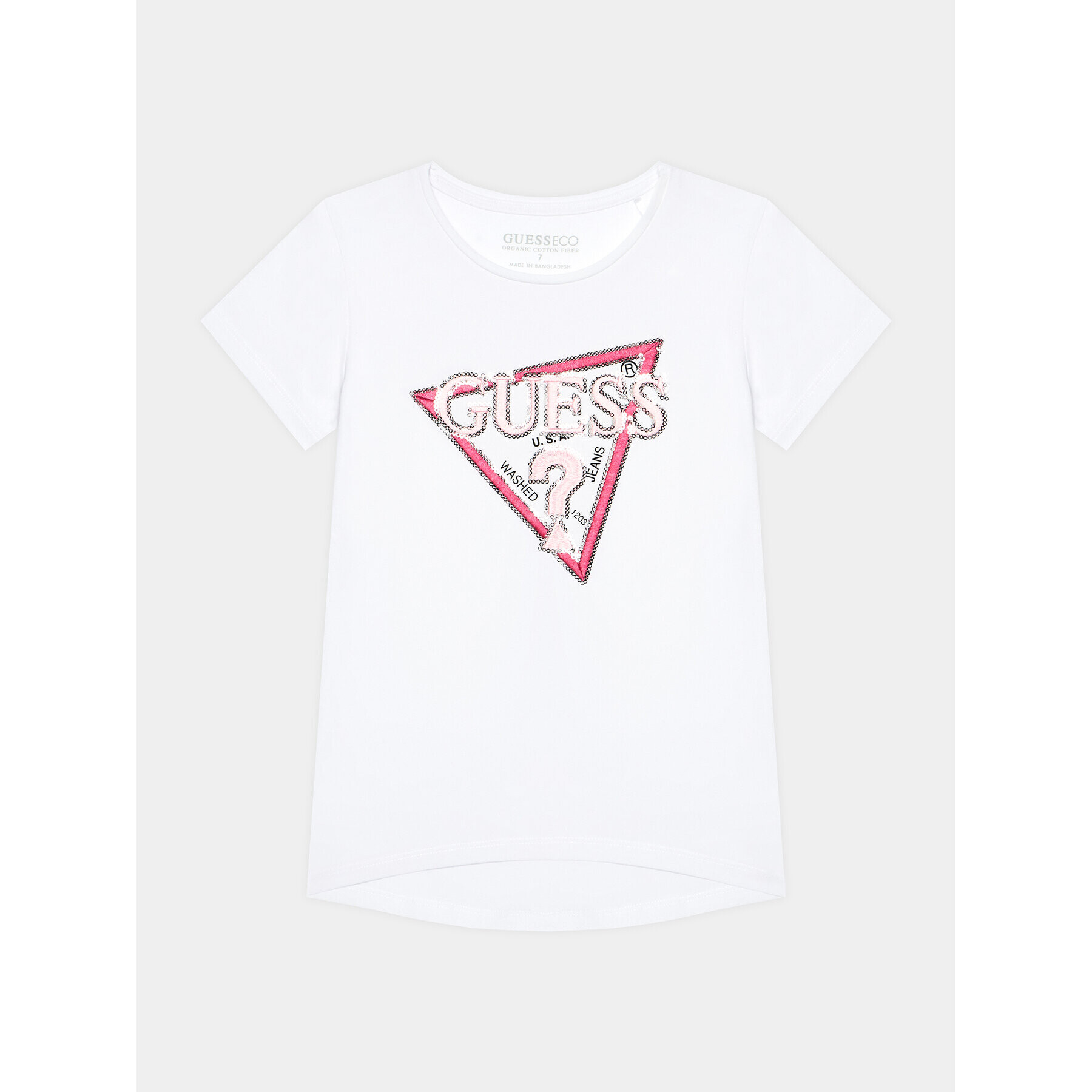 Guess T-Shirt J4RI47 K6YW4 Bílá Regular Fit - Pepit.cz