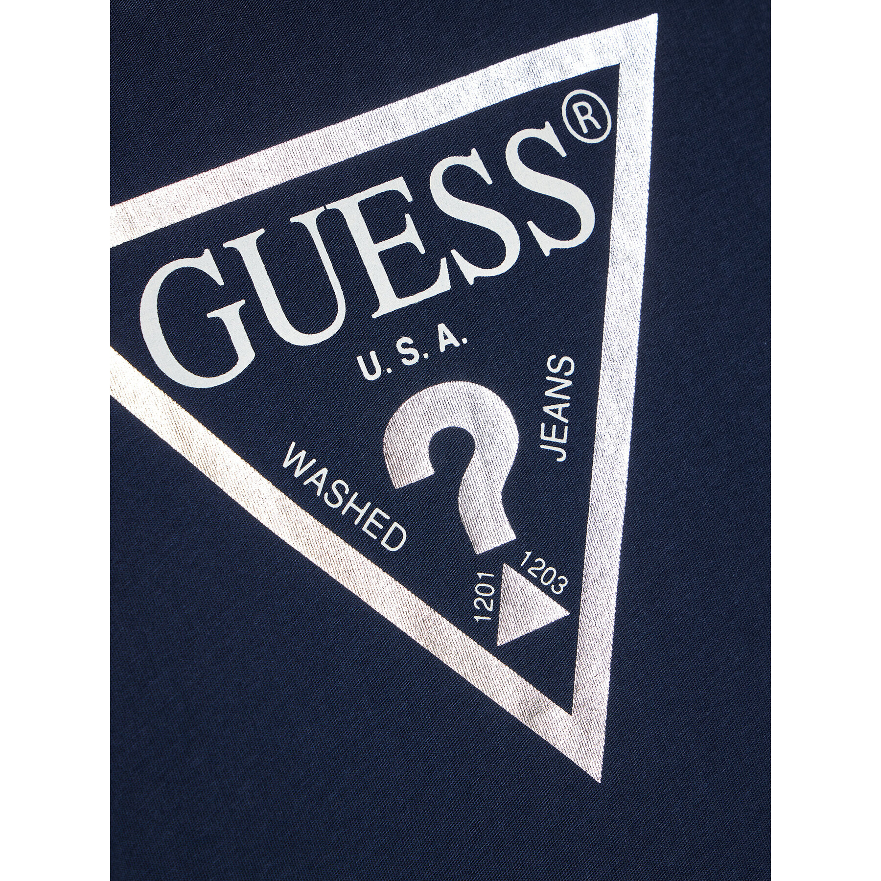 Guess T-Shirt J73I56 K8HM0 Tmavomodrá Regular Fit - Pepit.cz